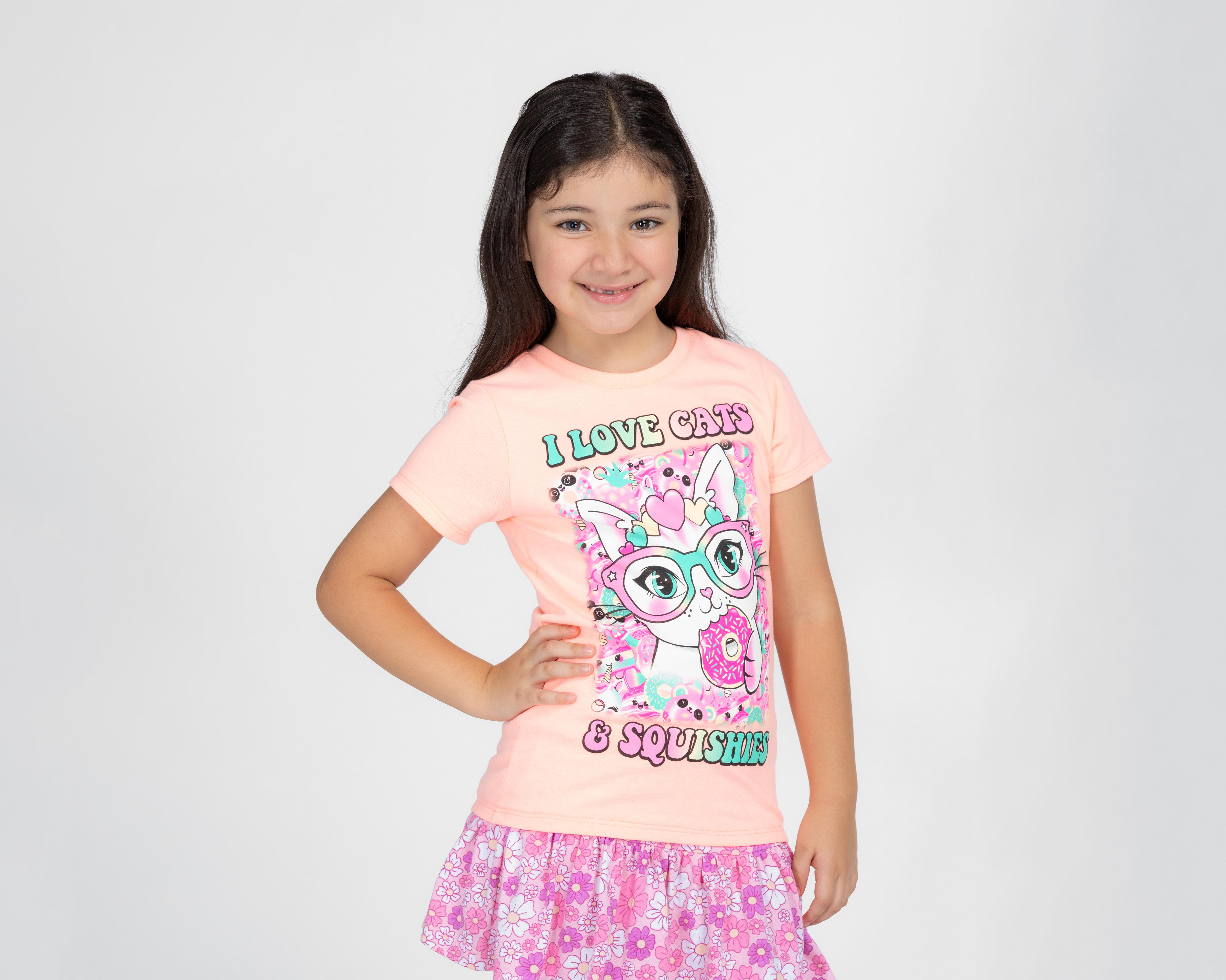 Playera Girls Attitude Estampada para Niña