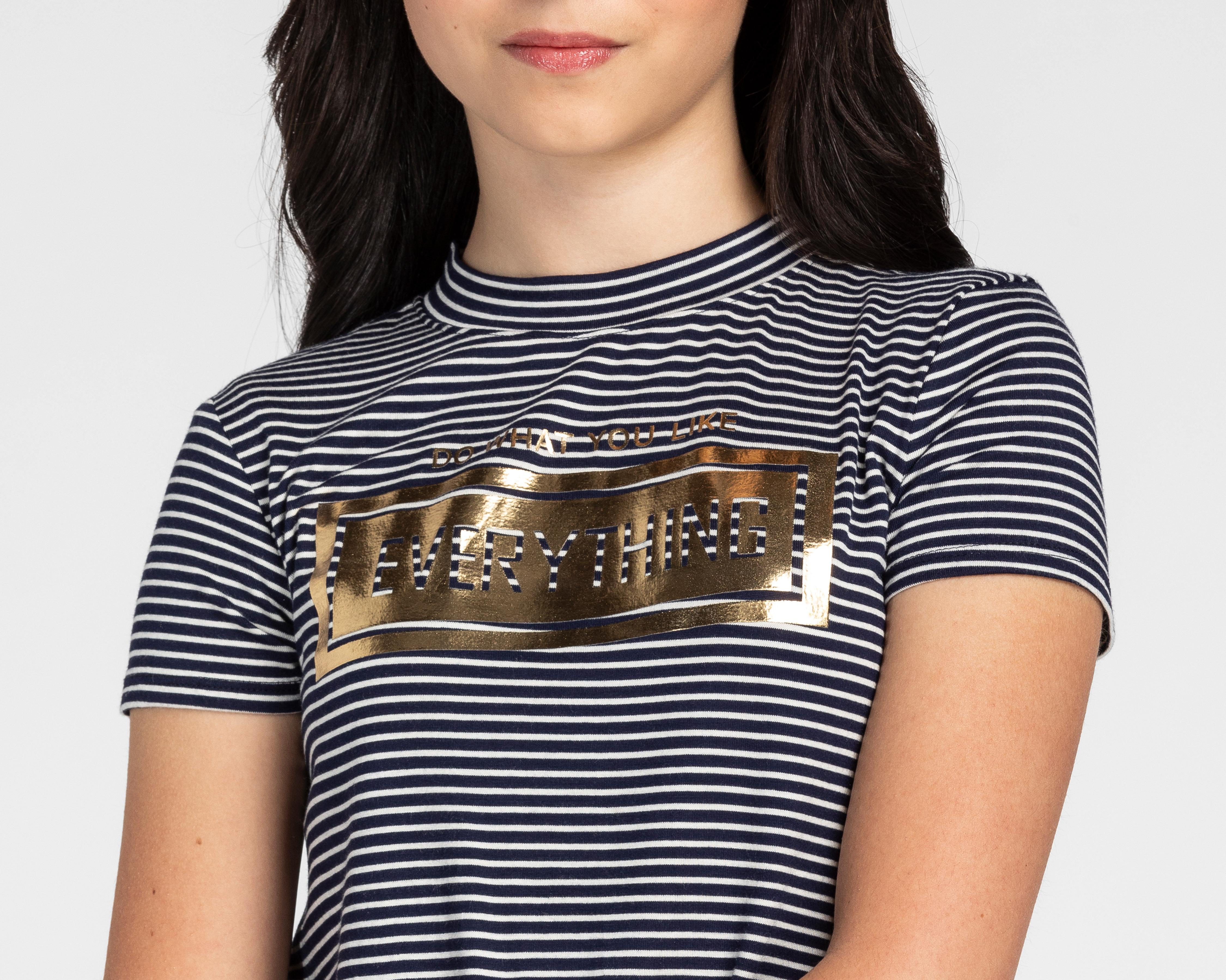 Foto 4 | Playera Girls Attitude Manga Corta para Niña