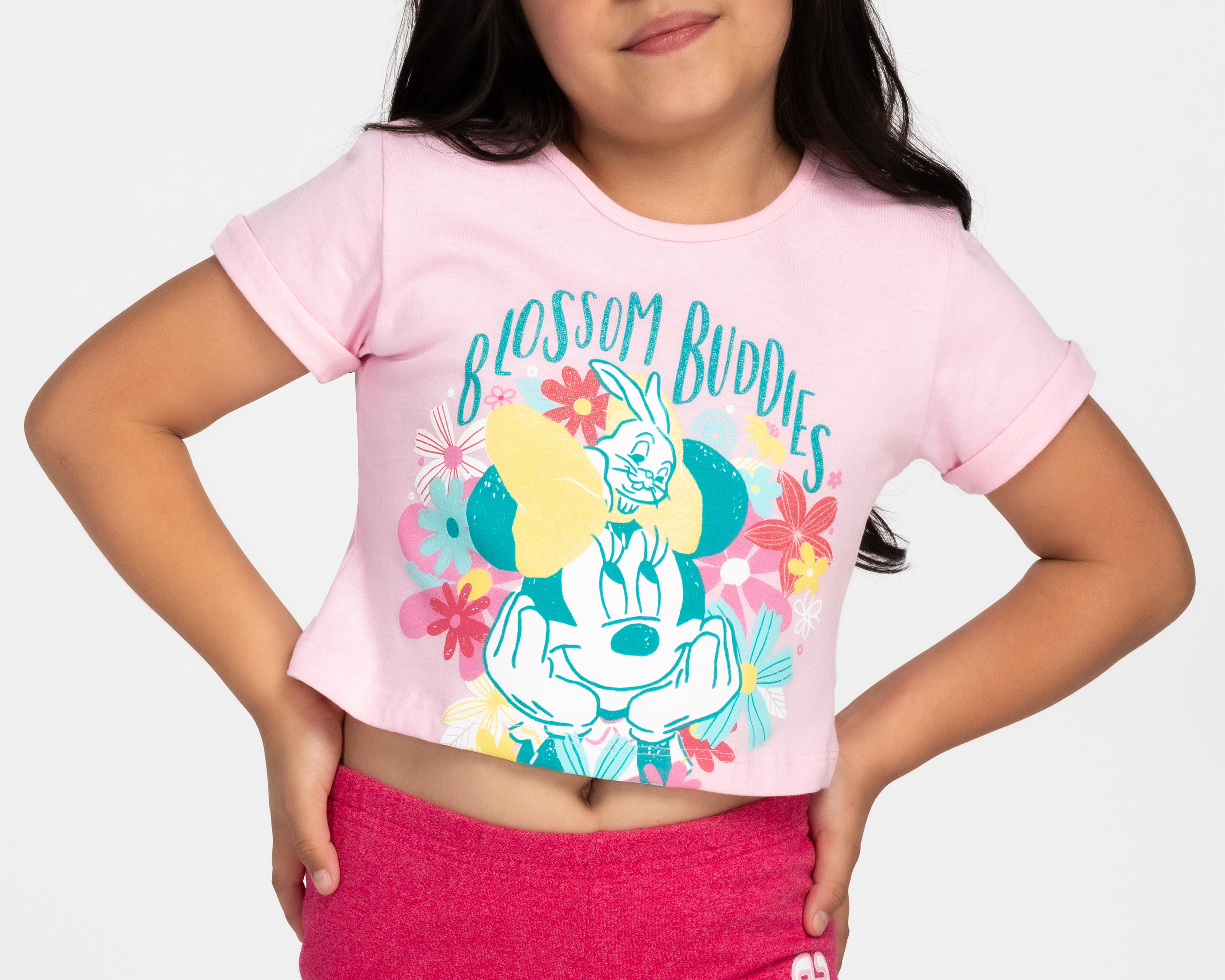 Foto 5 pulgar | Conjunto de Short y Playera Disney Minnie Mouse para Niña