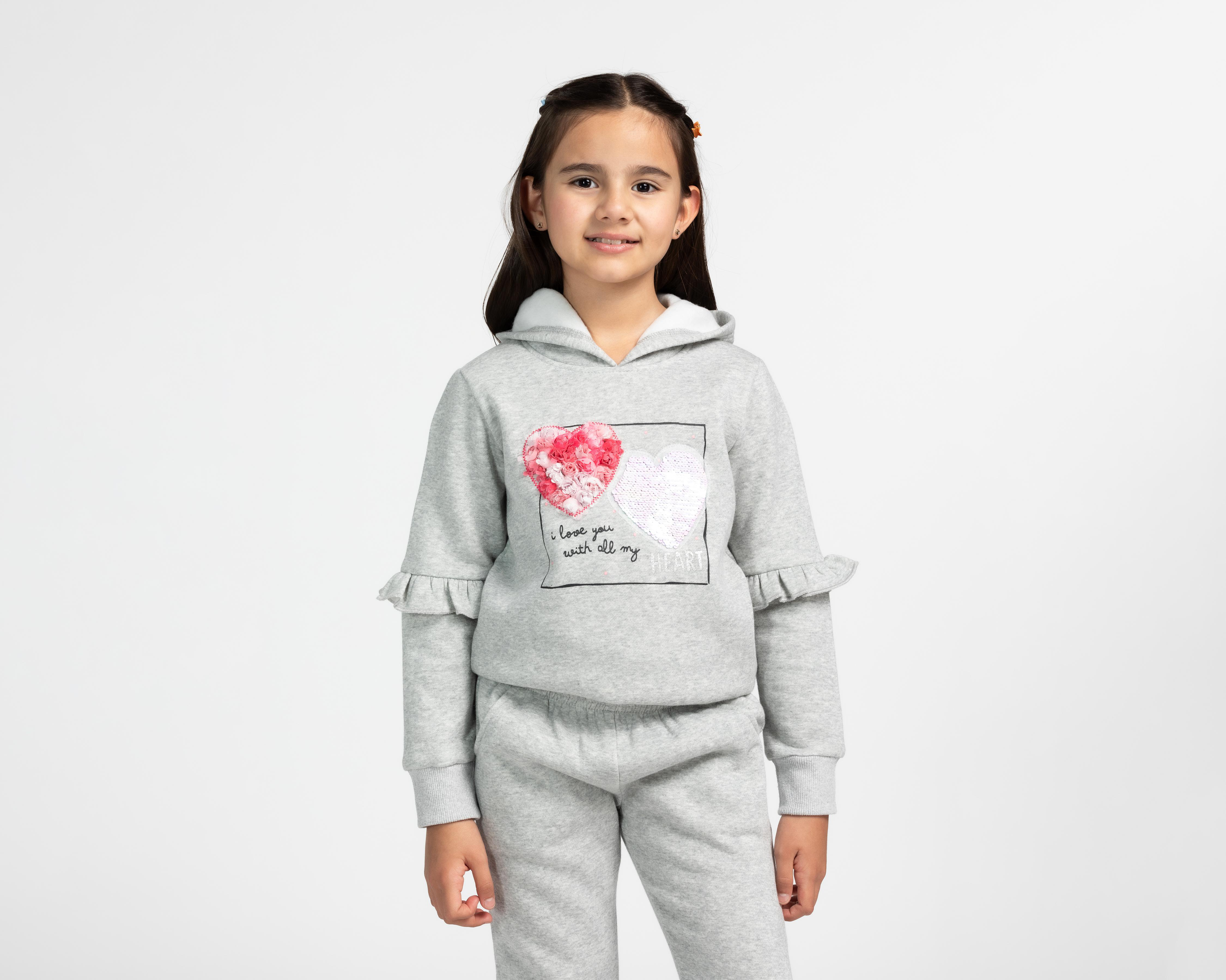 Foto 4 pulgar | Conjunto de Sudadera y Pants Girls Attitude para Niña