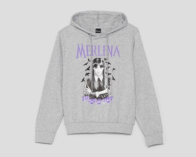 Foto 1 | Sudadera Merlina con Gorro Juvenil