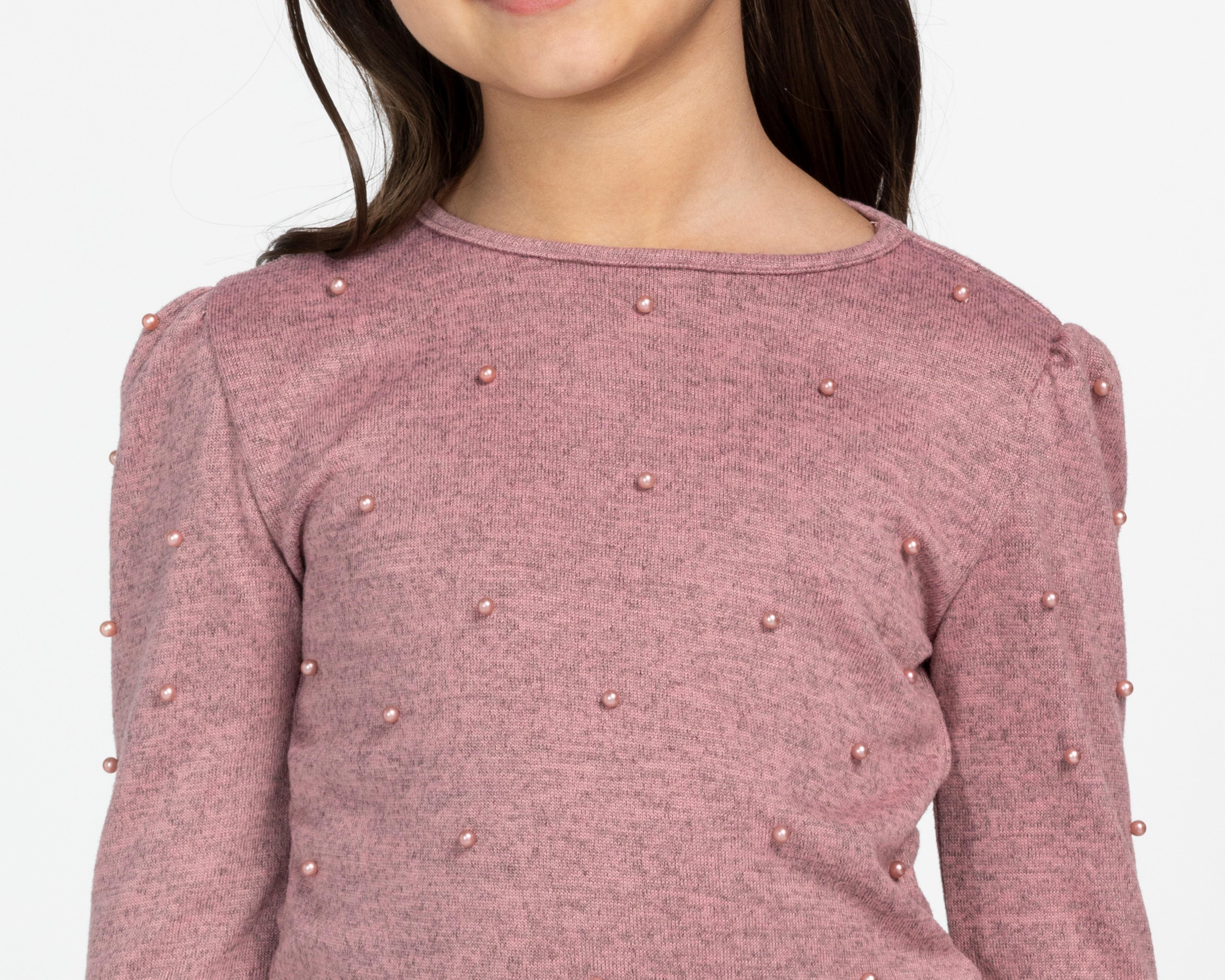 Foto 4 | Blusa Girls Attitude Manga Larga Lisa para Niña