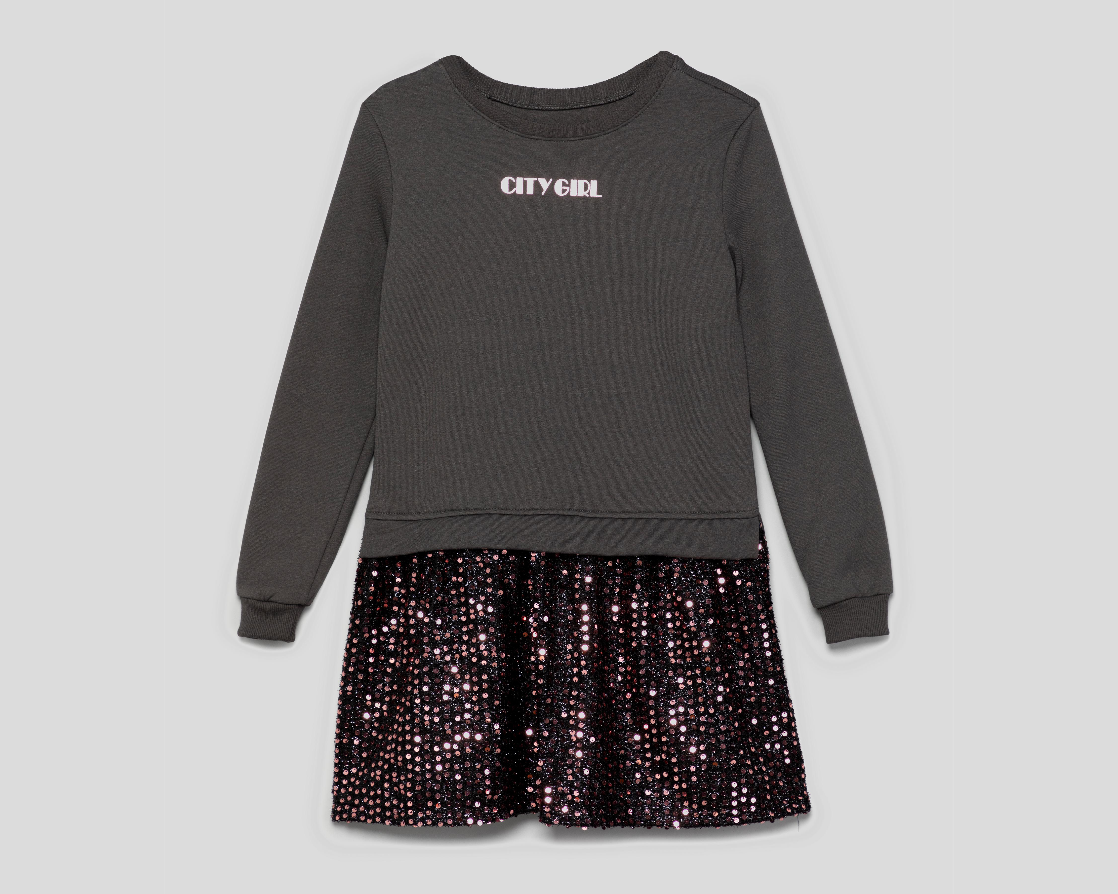 Foto 1 | Vestido Sudadera Girls Attitude Juvenil