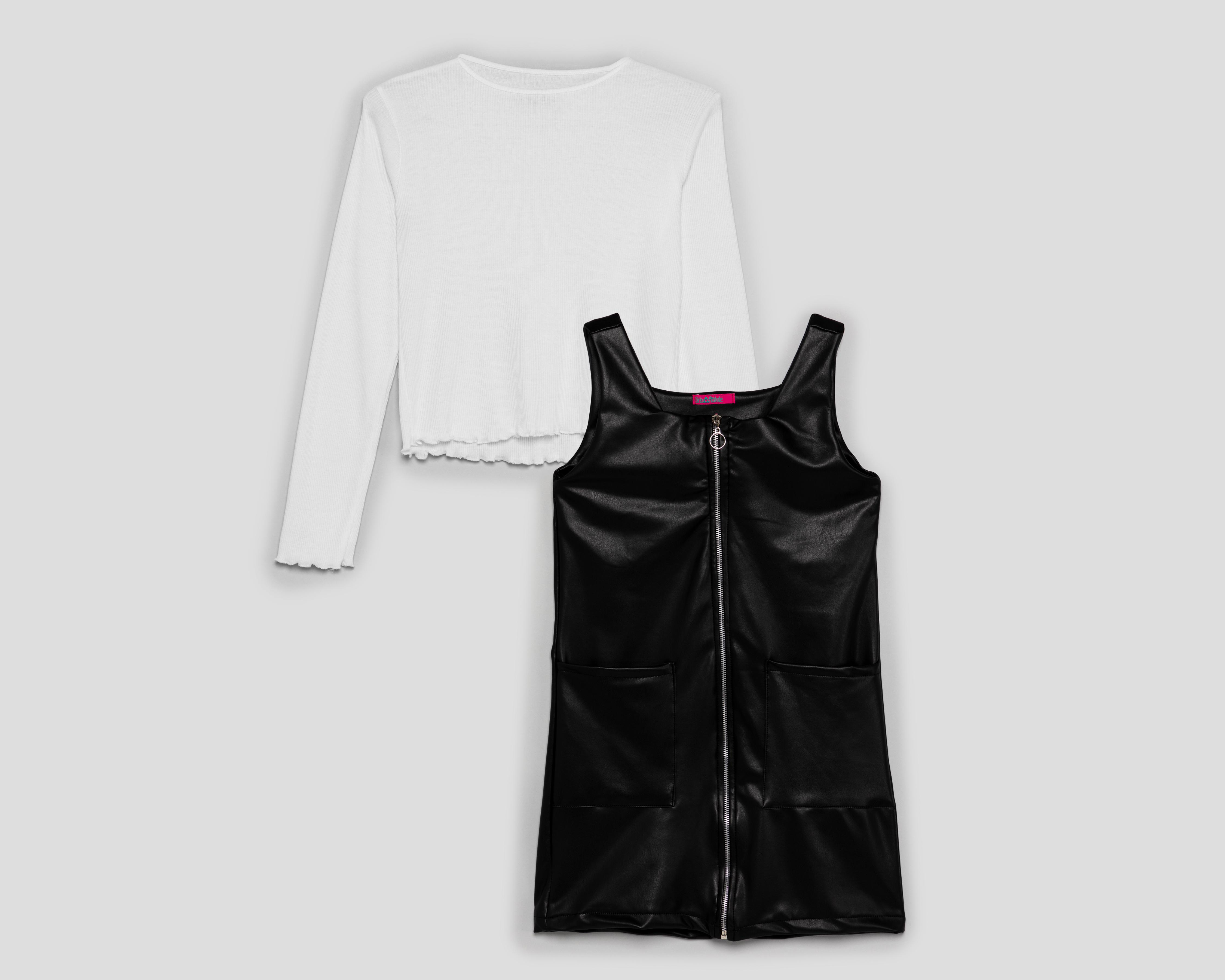 Foto 2 pulgar | Conjunto de Vestido y Blusa Girls Attitude Juvenil