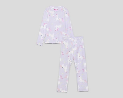 Foto 1 | Pijama Girls Attitude de Unicornios para Niña