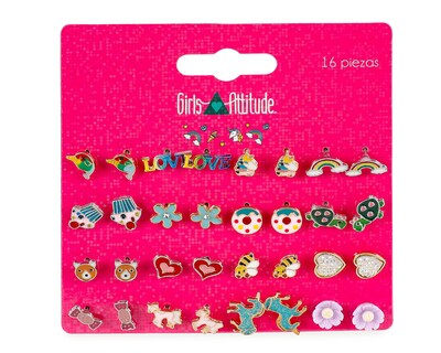 Foto 1 | Aretes Girls Attitude 16 Pares