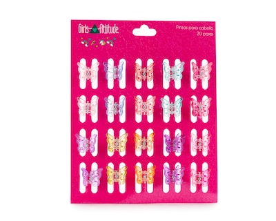 Foto 1 | Pinzas para Cabello Girls Attitude 20 Piezas