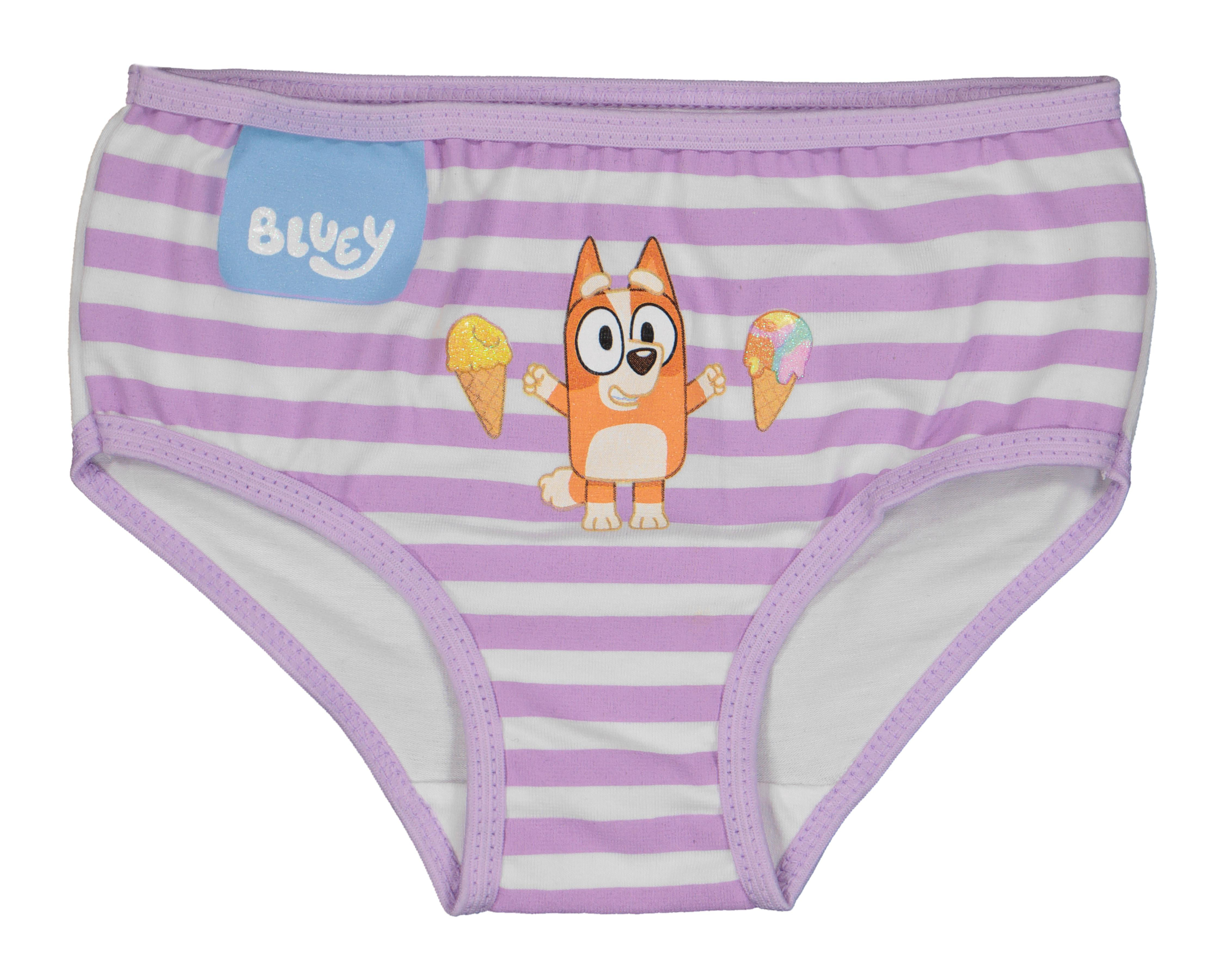 Foto 4 | Pantaleta Bluey para Niña 3 Piezas