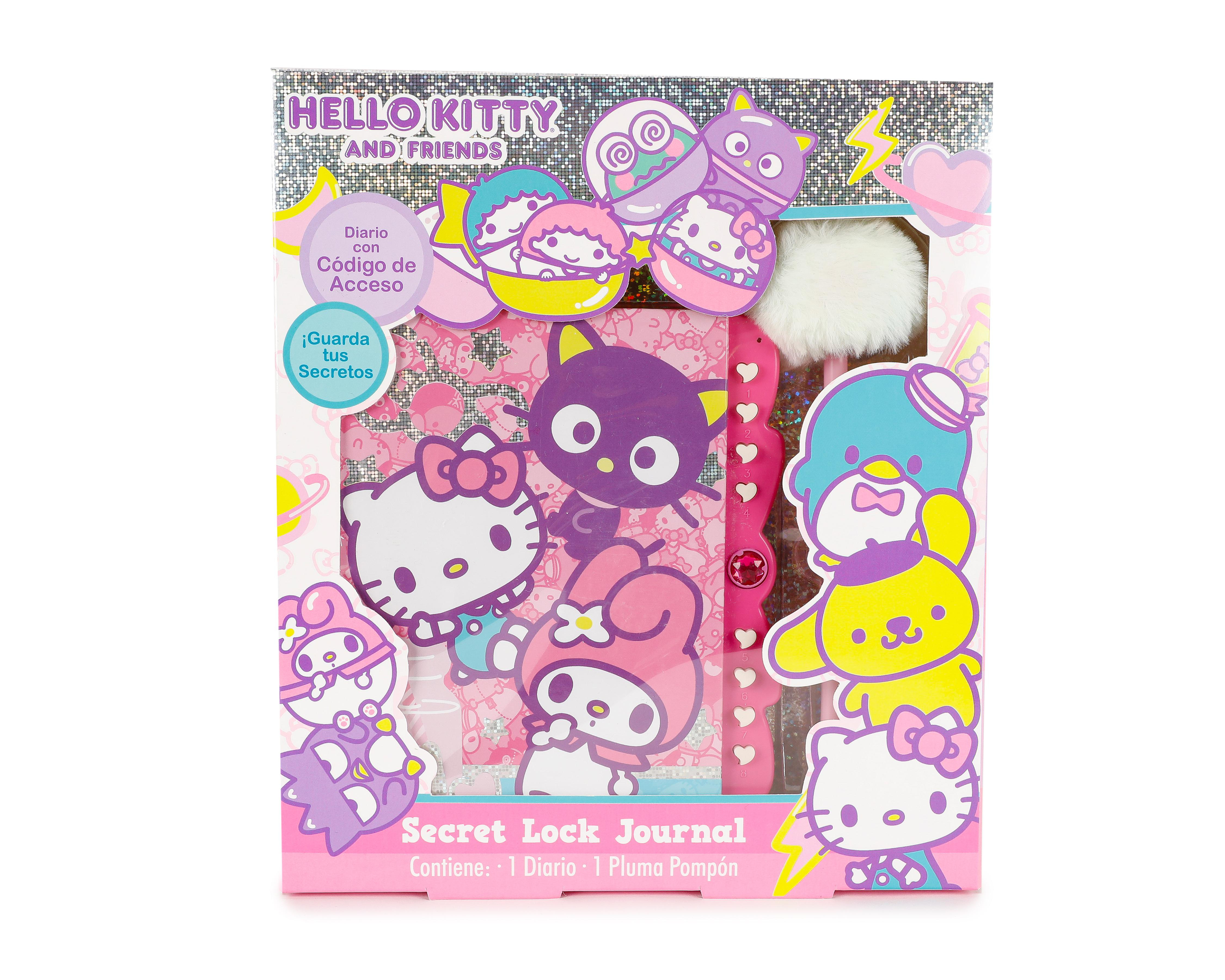 Foto 1 | Diario con Código de Acceso Hello Kitty con Accesorio