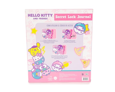 Foto 2 | Diario con Código de Acceso Hello Kitty con Accesorio