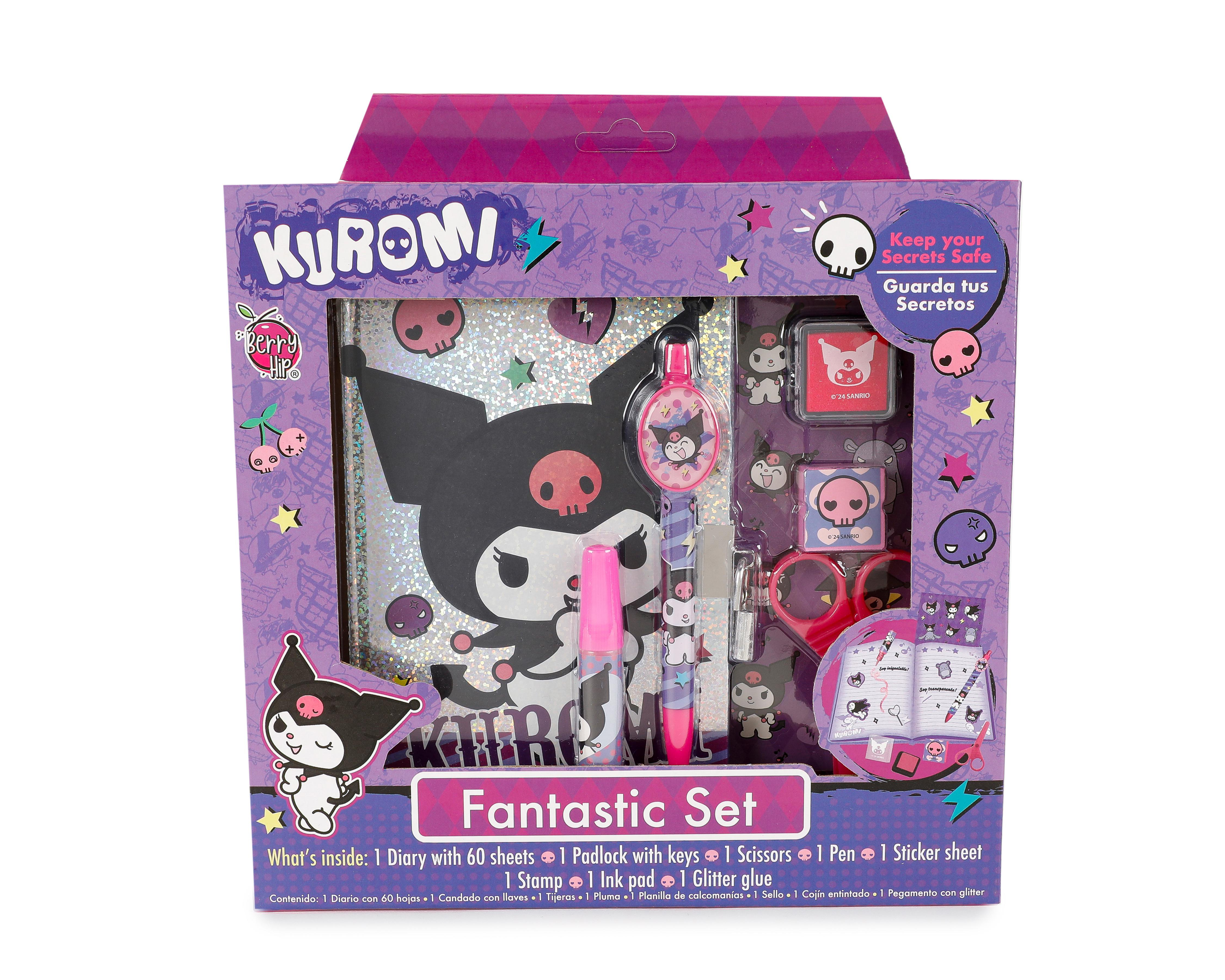 Diario Fantastic Set Kuromi con Accesorios
