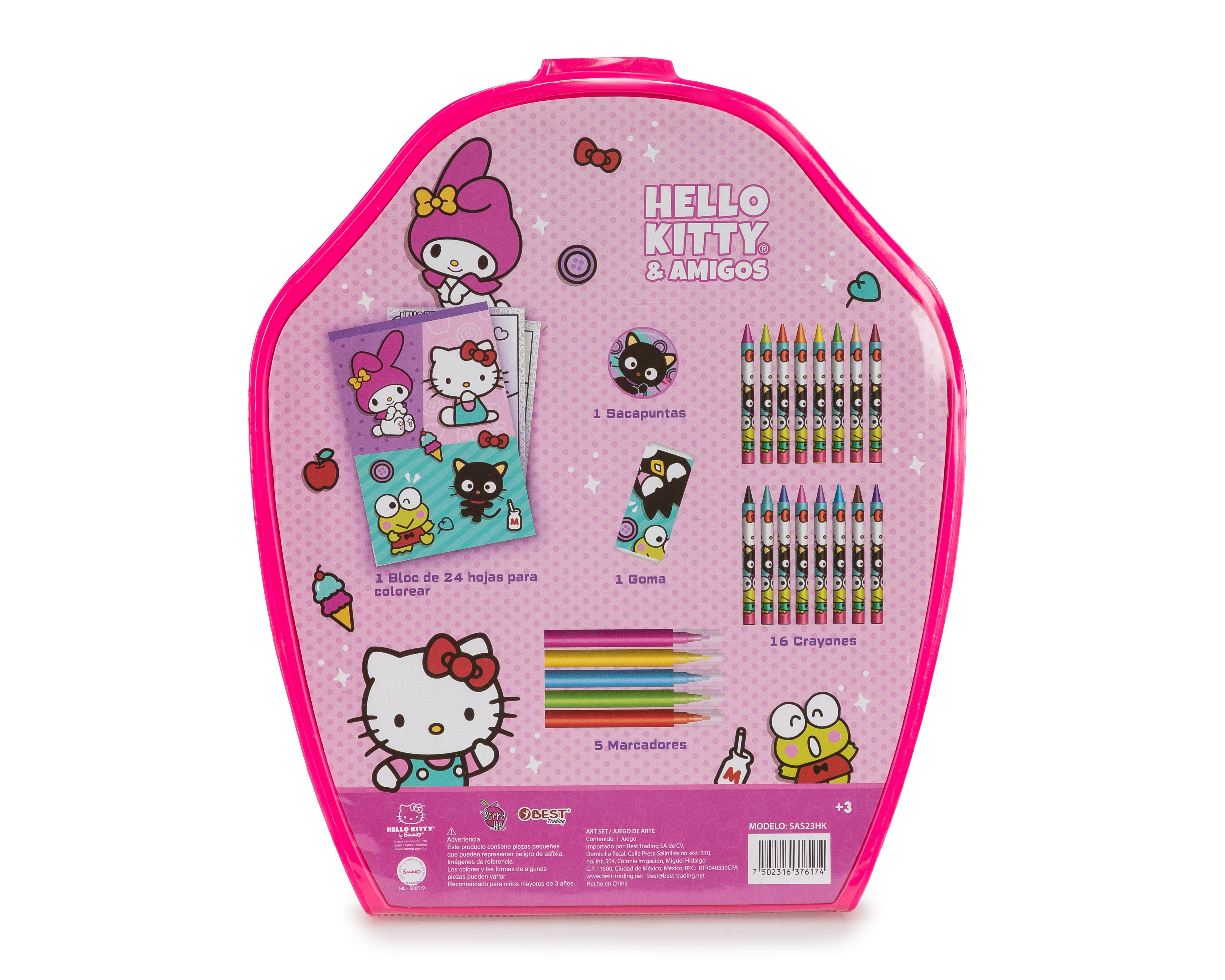 Foto 3 pulgar | Juego de Arte Hello Kitty con Accesorios