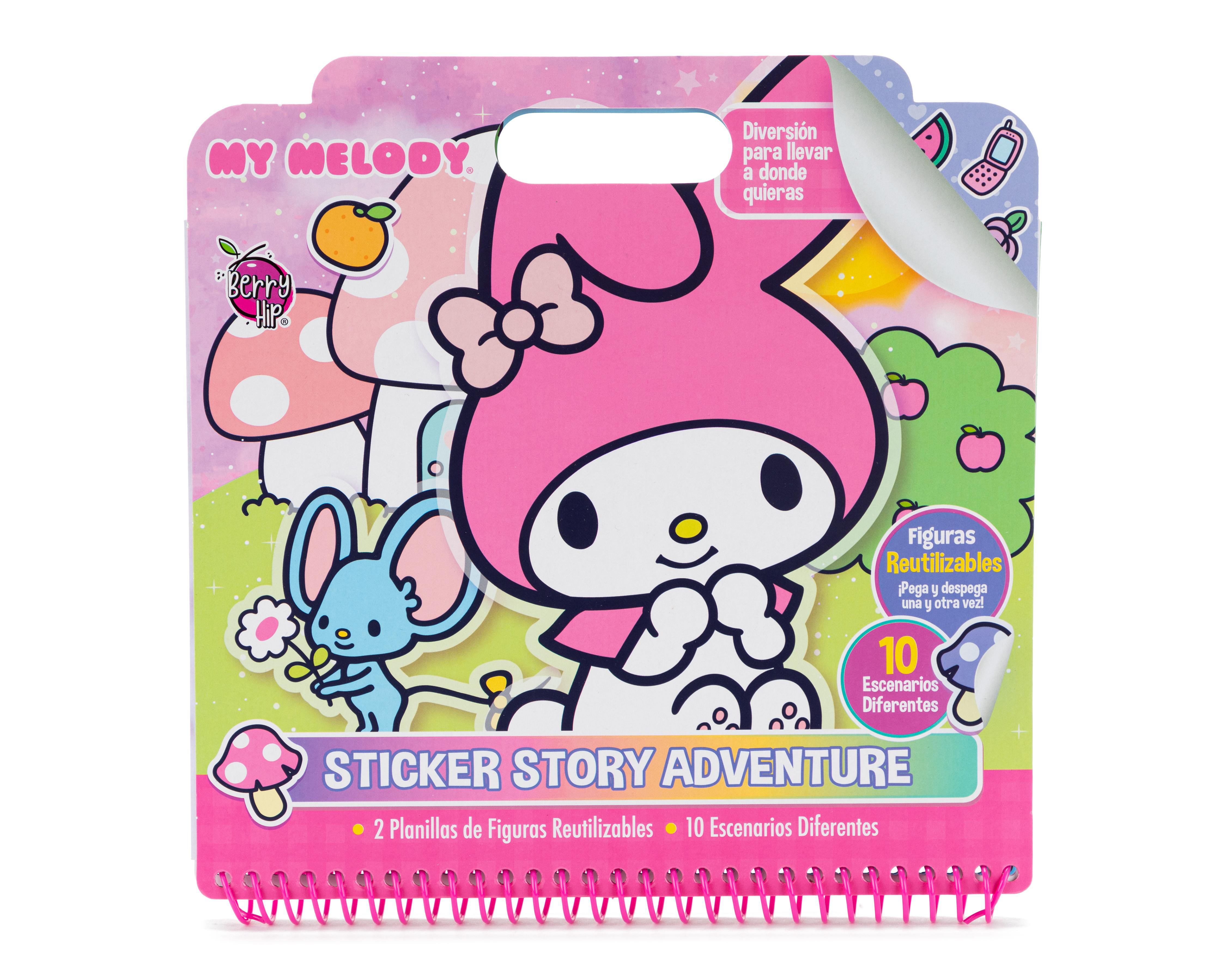 Foto 2 pulgar | Libro con Stickers My Melody