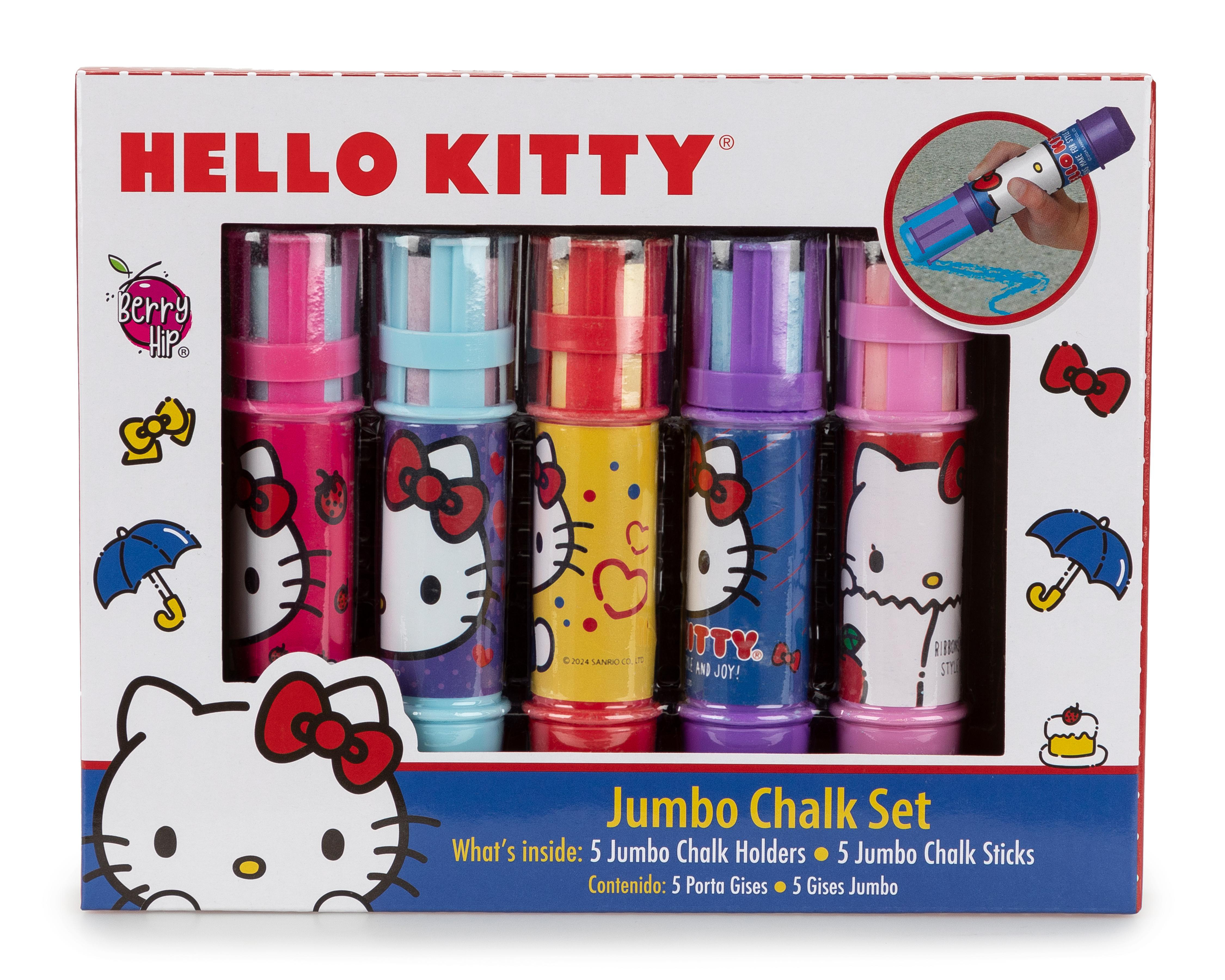 Foto 2 pulgar | Juego de Gises Jumbo Hello Kitty