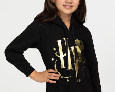 Foto 3 | Vestido Sudadera Harry Potter con Gorro para Niña