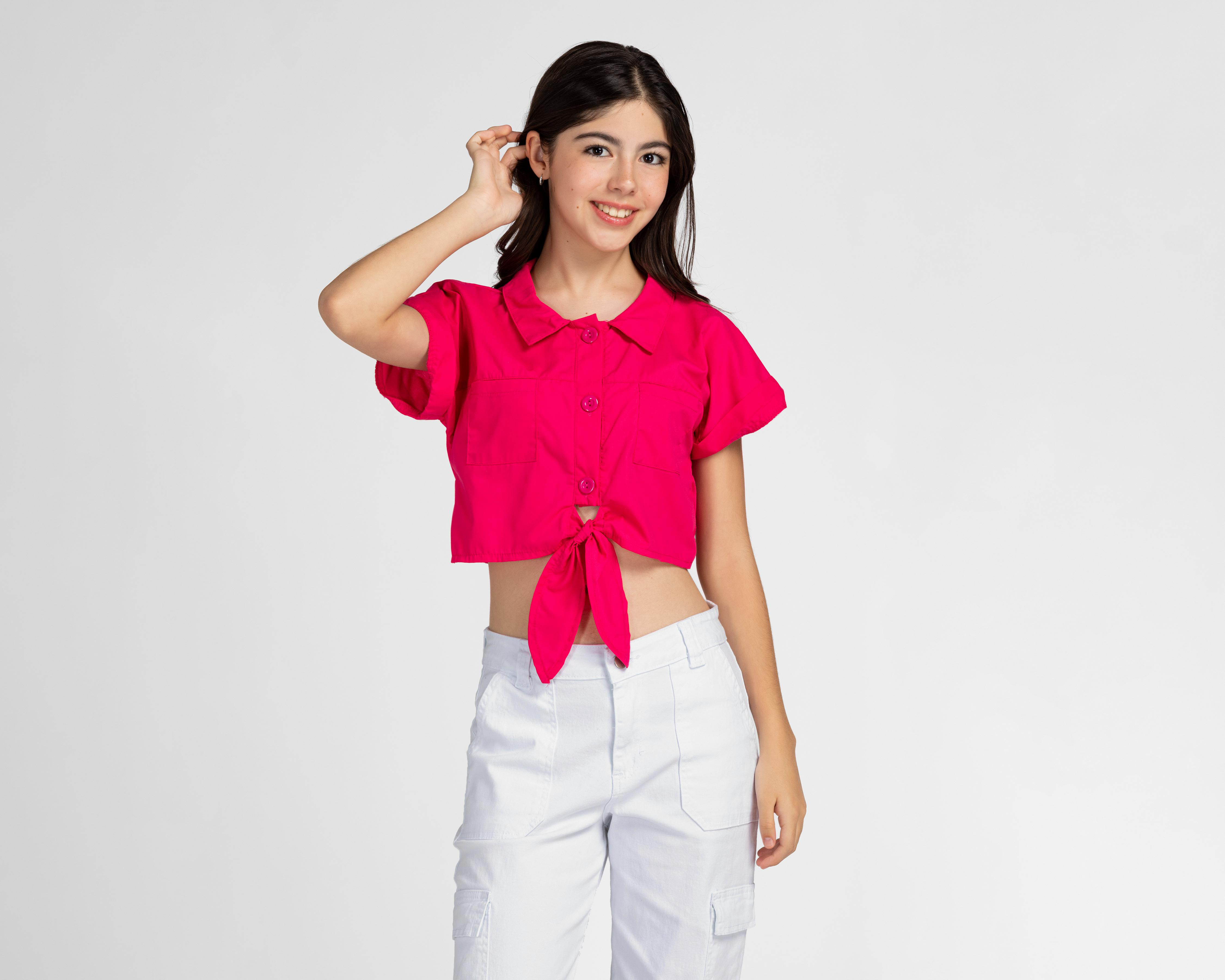 Blusa Refill Manga Corta para Niña $129