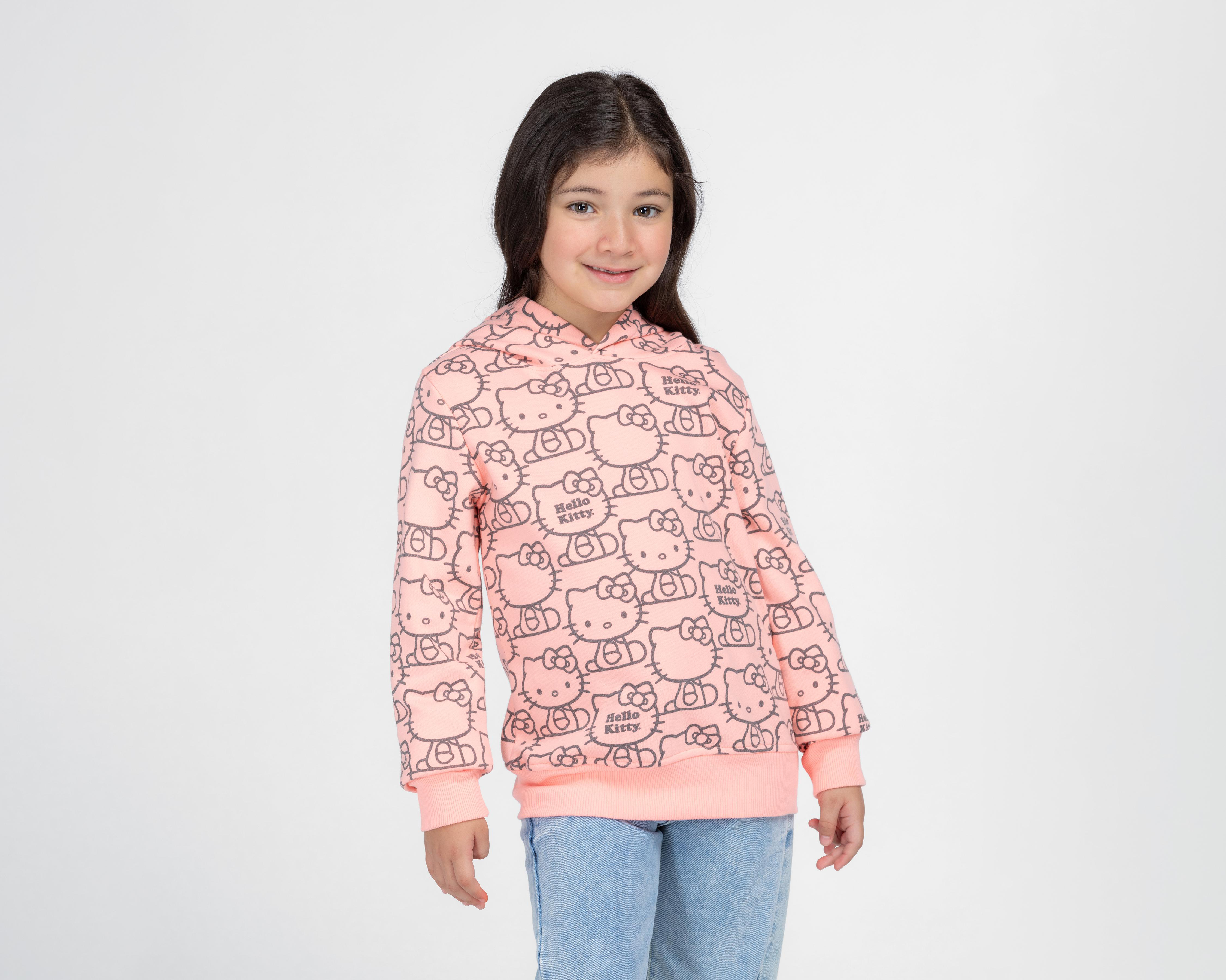 Sudadera Hello Kitty con Capucha para Niña