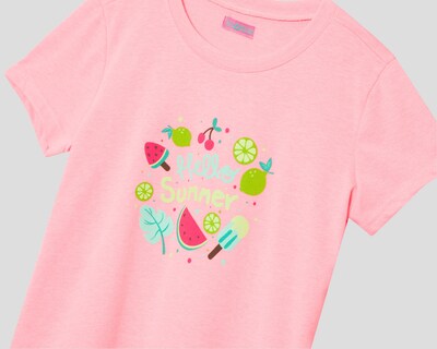 Foto 3 | Playera Girls Attitude Manga Corta Estampada para Niña