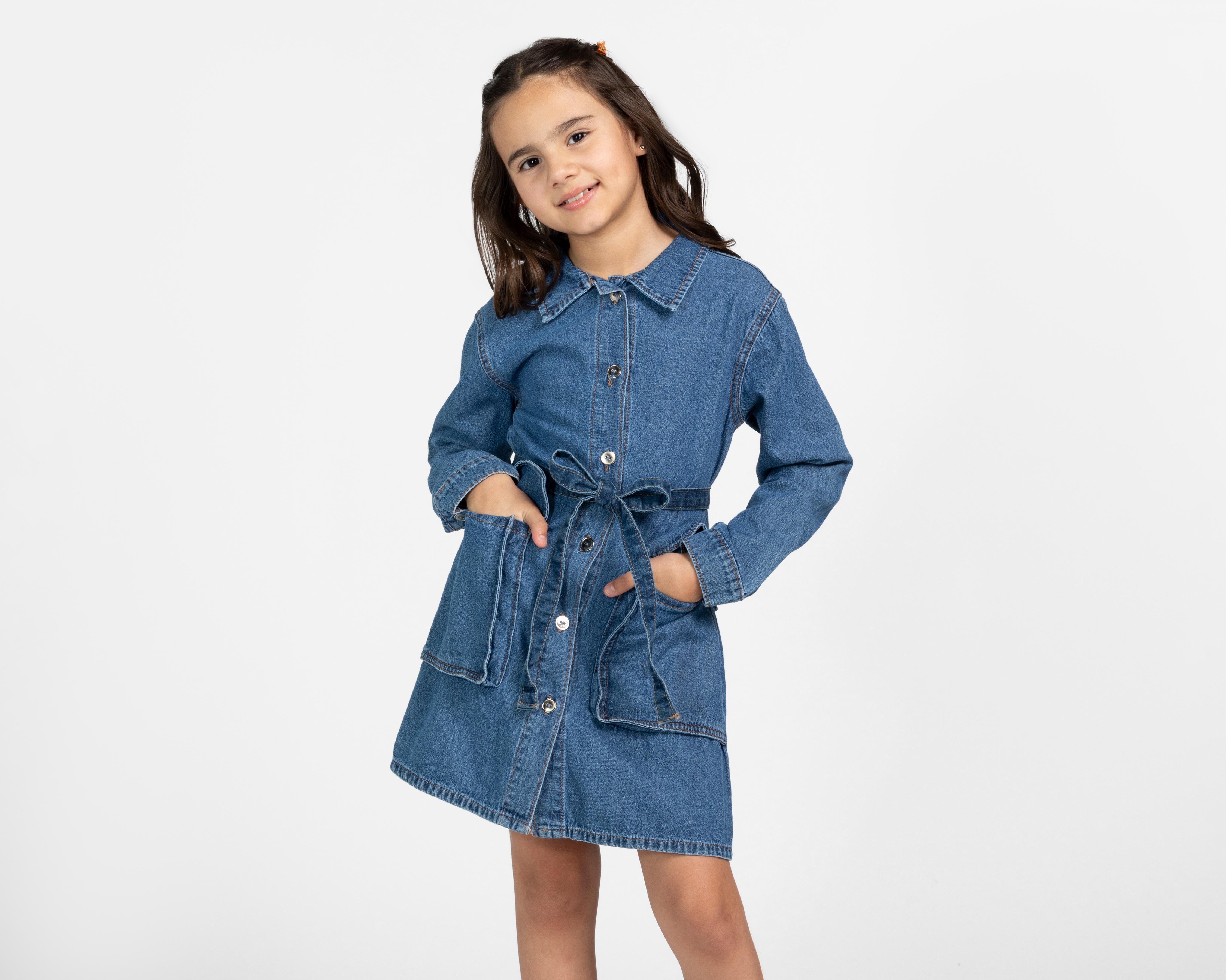 Vestido Azul Refill para Niña $389