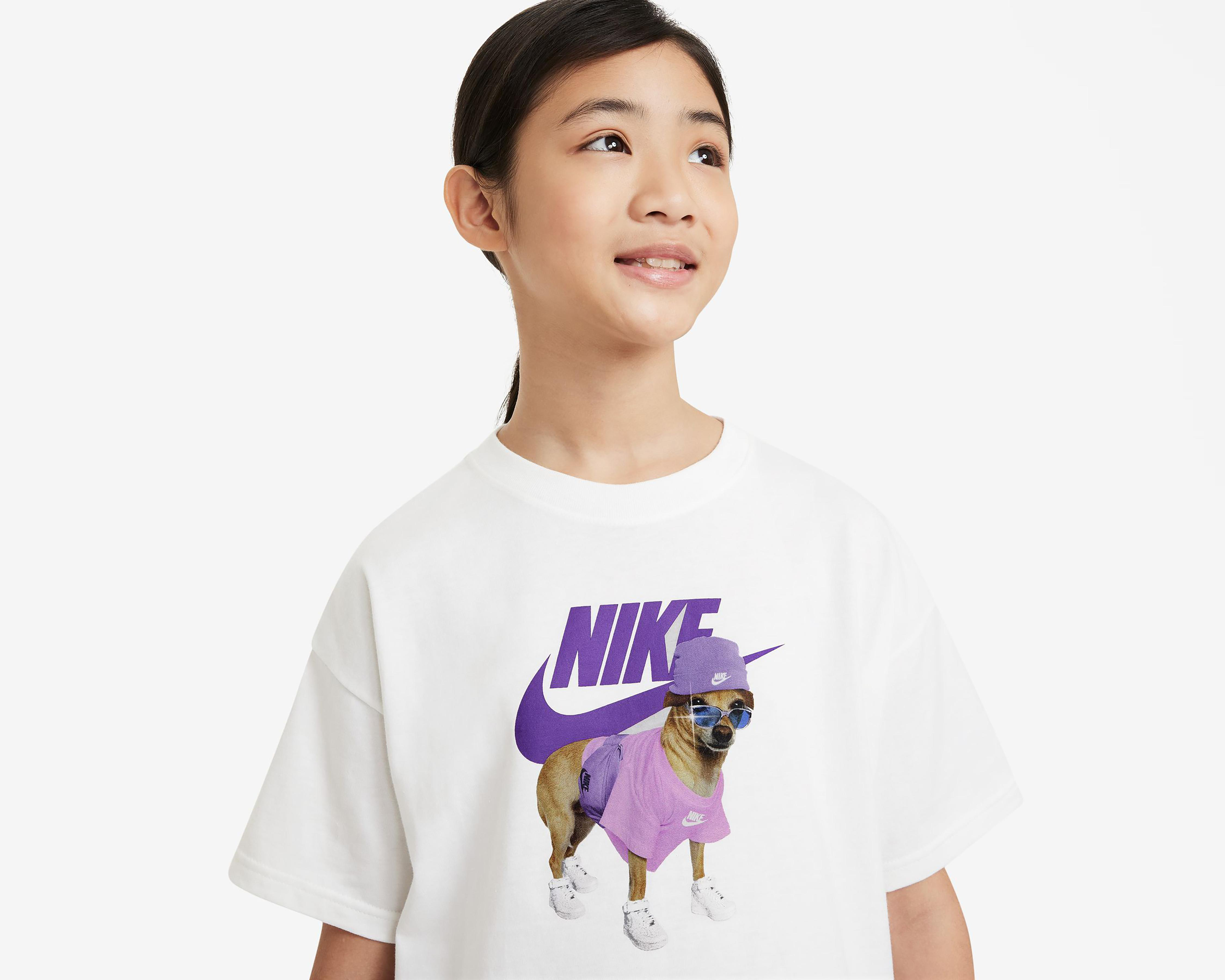 Foto 4 pulgar | Playera Nike Manga Corta Estampada Juvenil