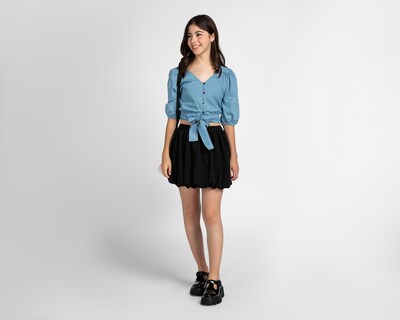 Foto 2 | Conjunto de Blusa y Falda Refill para Niña