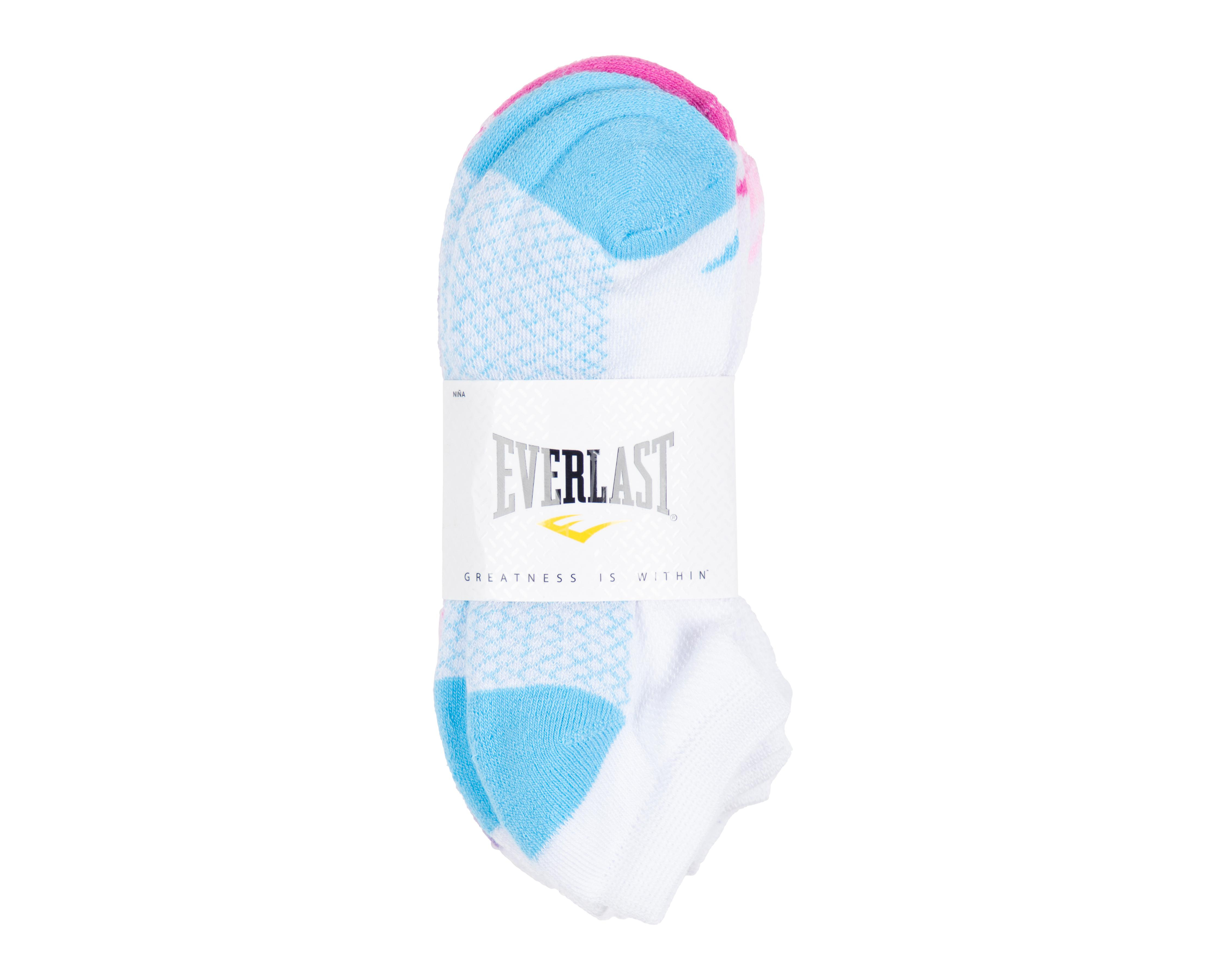 Foto 4 pulgar | Calcetas Deportivas Everlast para Niña 6 Pares