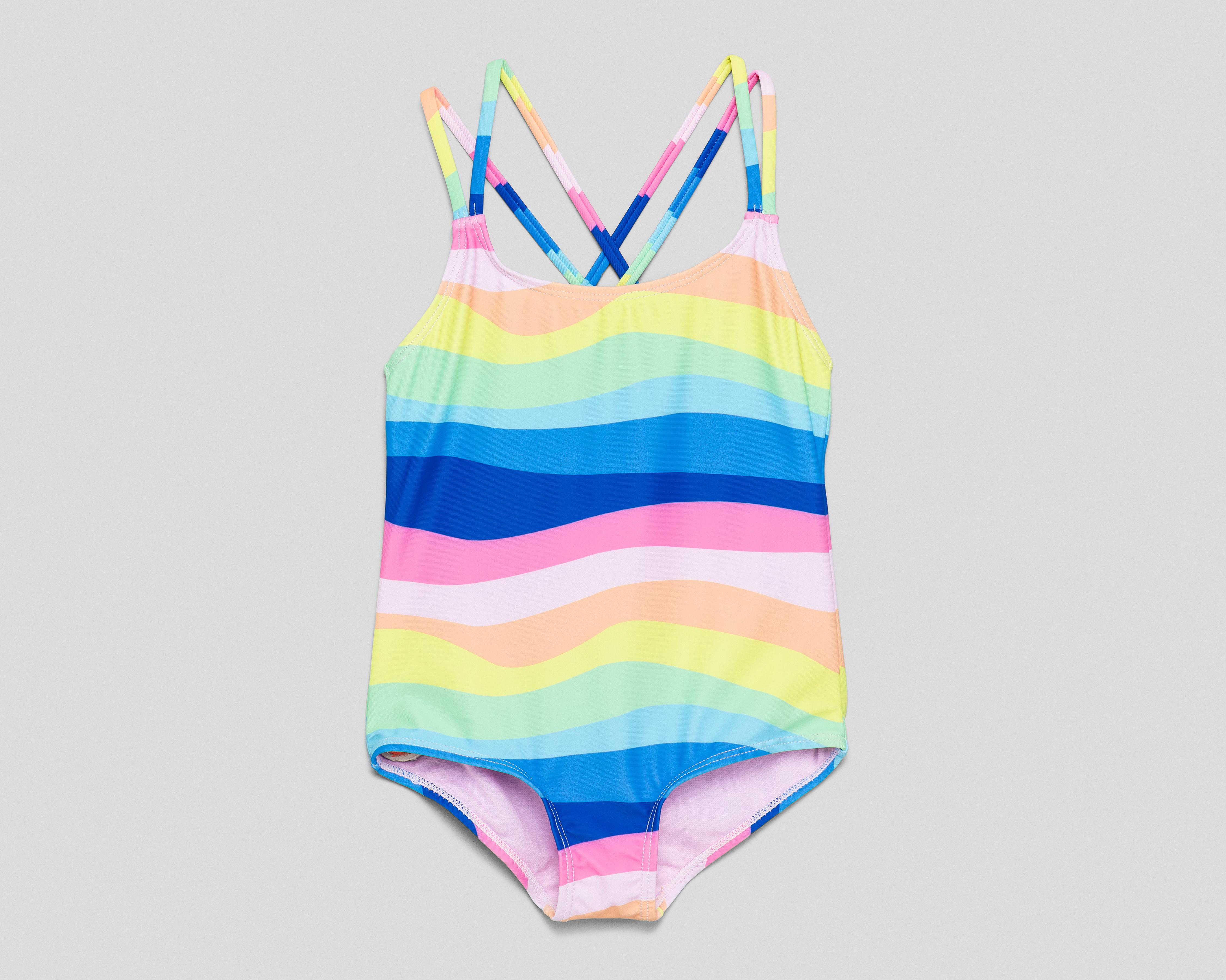 Foto 2 pulgar | Traje de Baño Rio Beach Estampado para Niña
