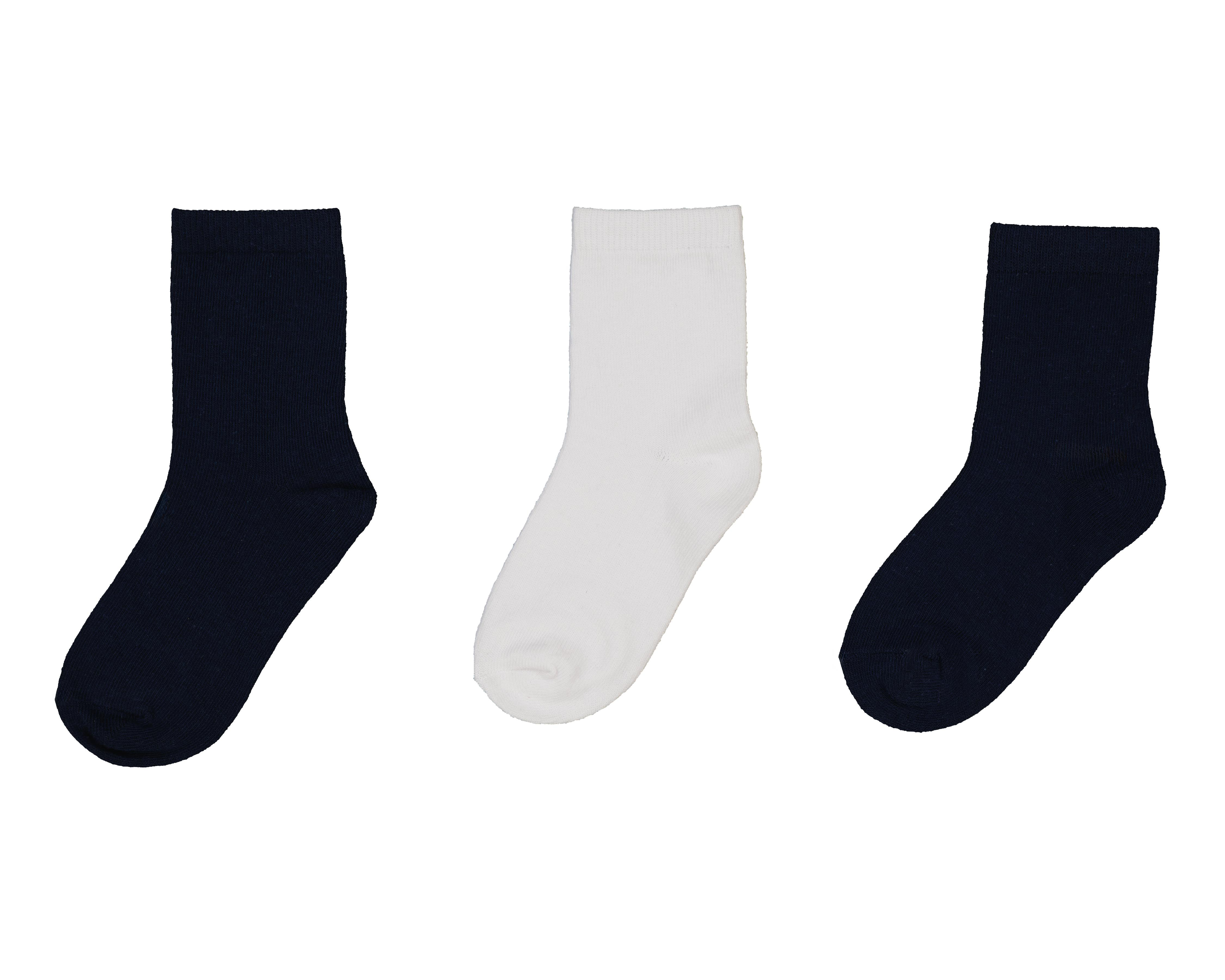 Calcetas Escolares Grafito para Niña 3 Pares $59