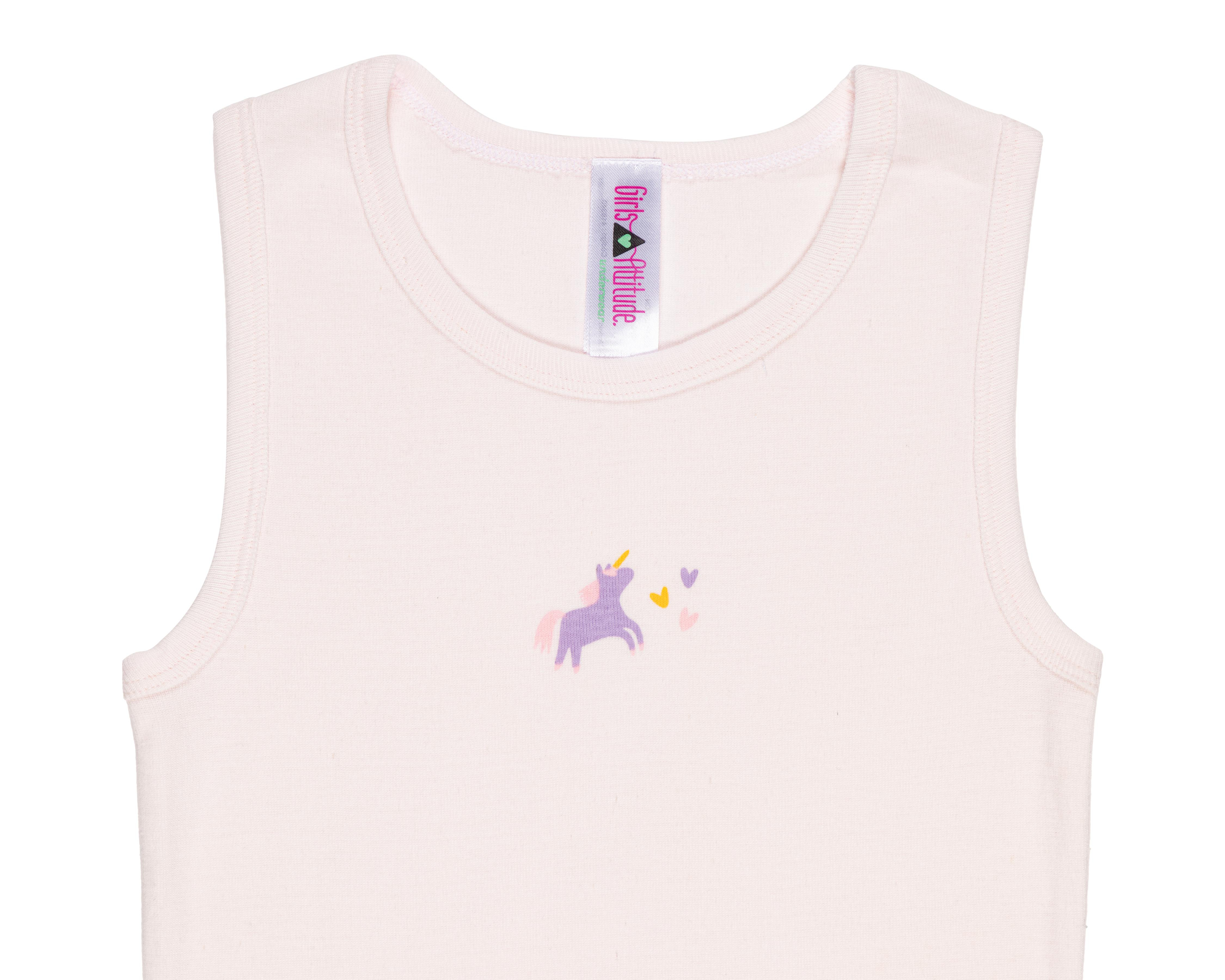 Foto 4 pulgar | Camiseta Interior Girls Attitude para Niña