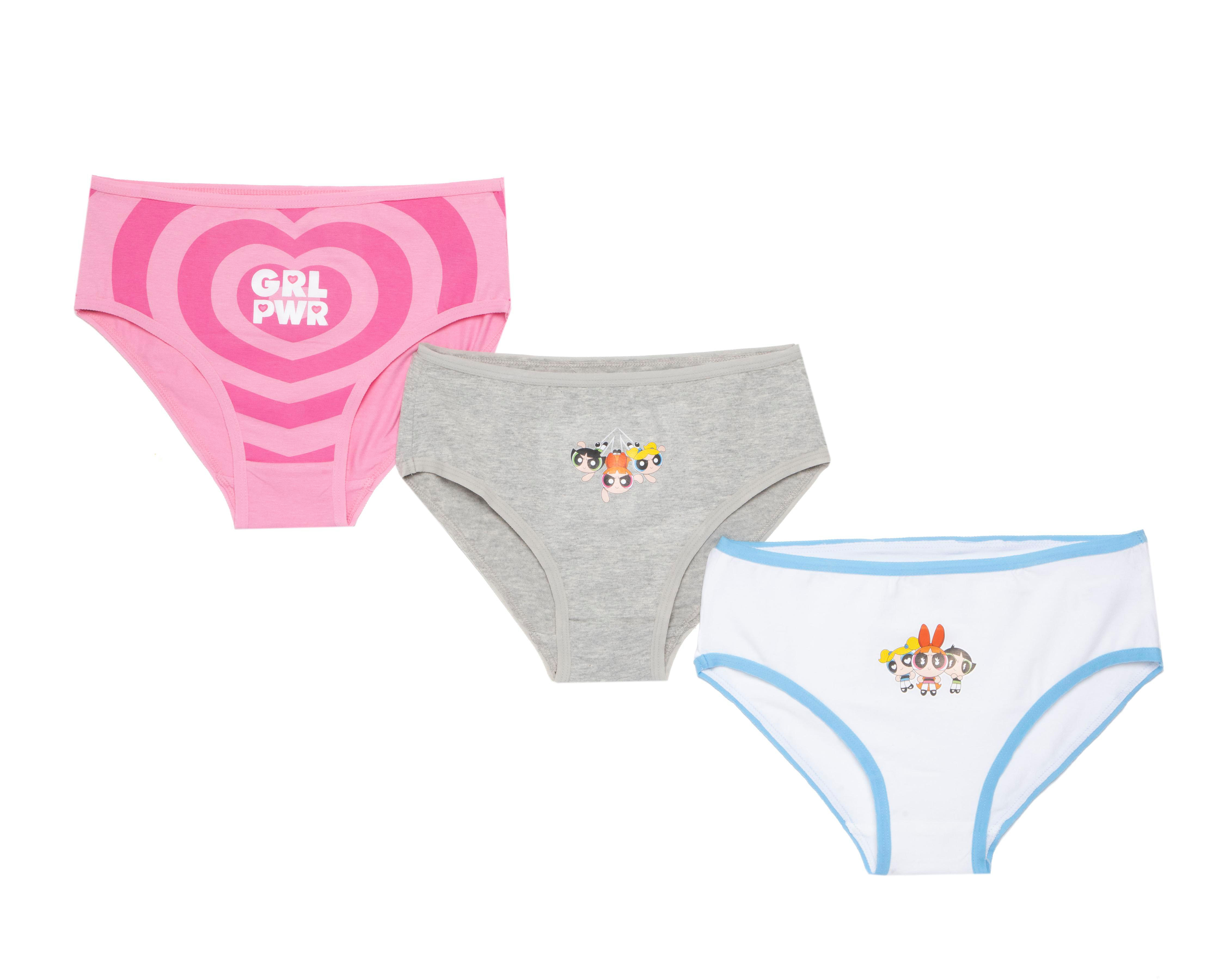 Foto 2 pulgar | Pantaleta Las Chicas Superpoderosas para Niña 3 Piezas