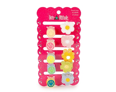 Foto 1 | Broches para Cabello Girls Attitude 10 Piezas