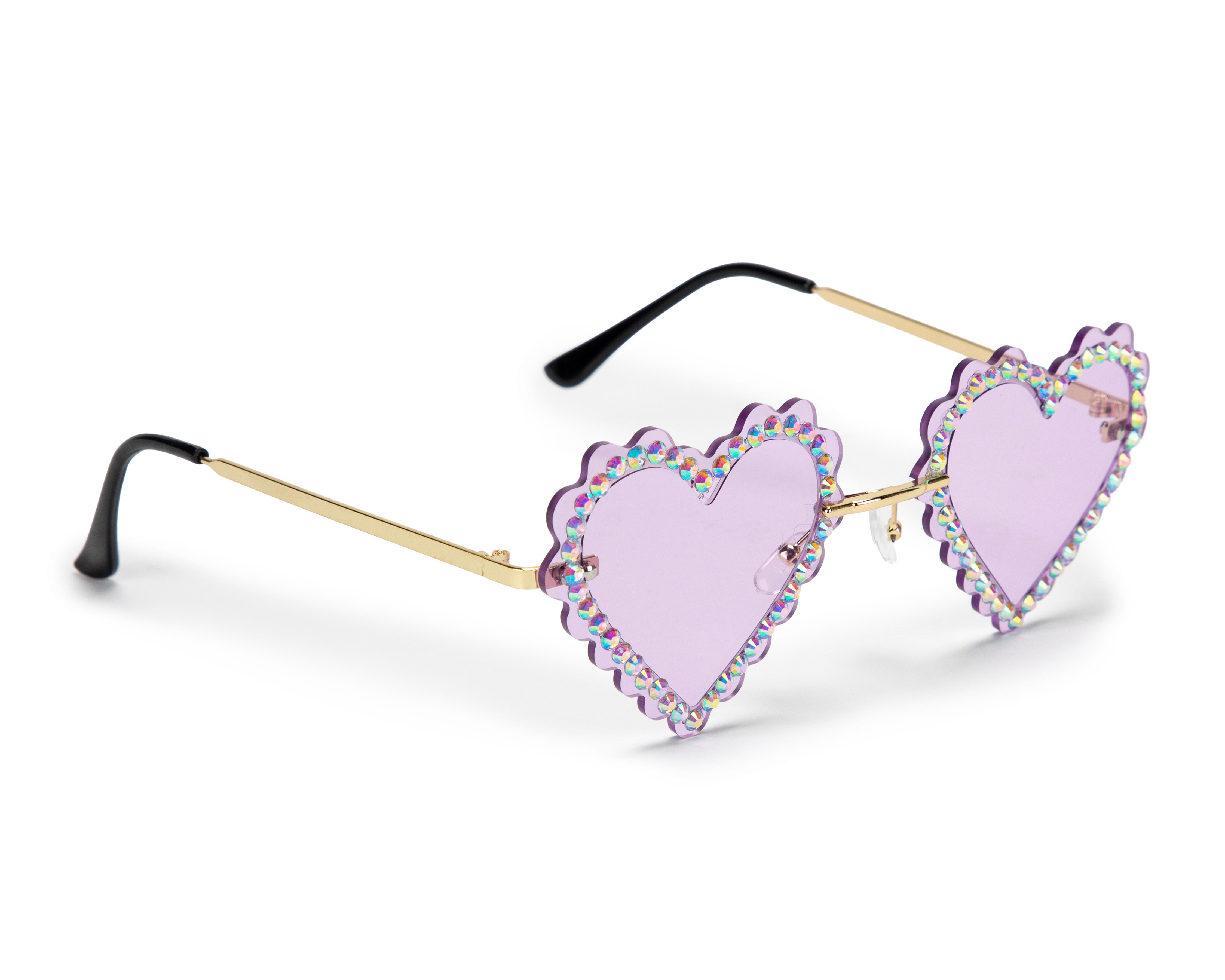 Foto 1 | Lentes de Sol para Niña Girls Attitude de Corazón Dorado