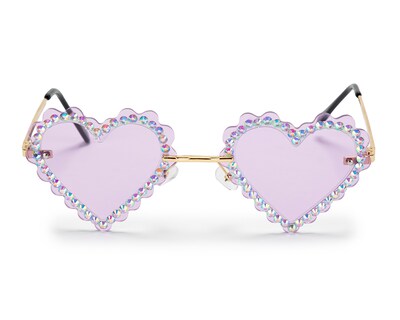 Foto 2 | Lentes de Sol para Niña Girls Attitude de Corazón Dorado