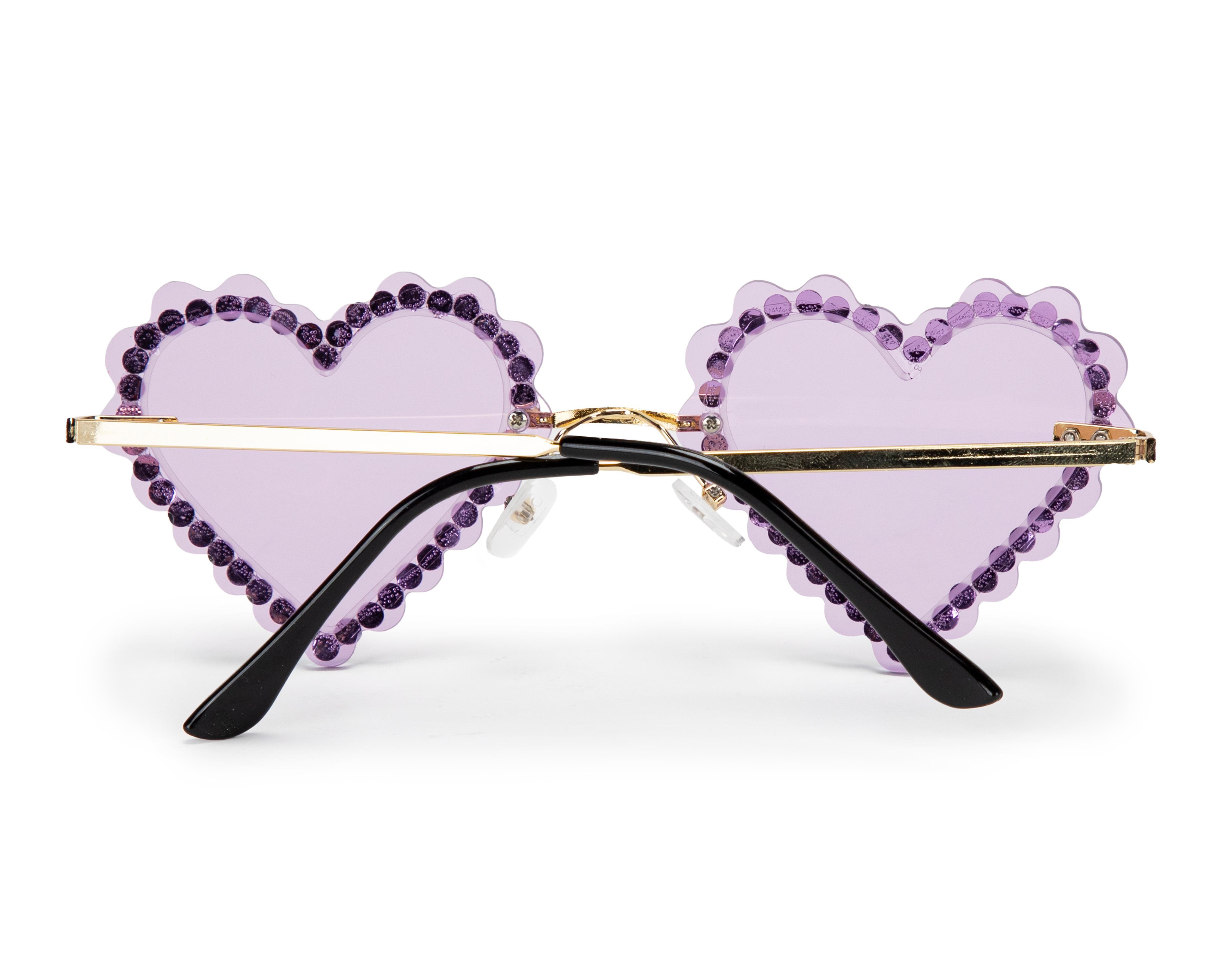 Foto 4 pulgar | Lentes de Sol para Niña Girls Attitude de Corazón Dorado