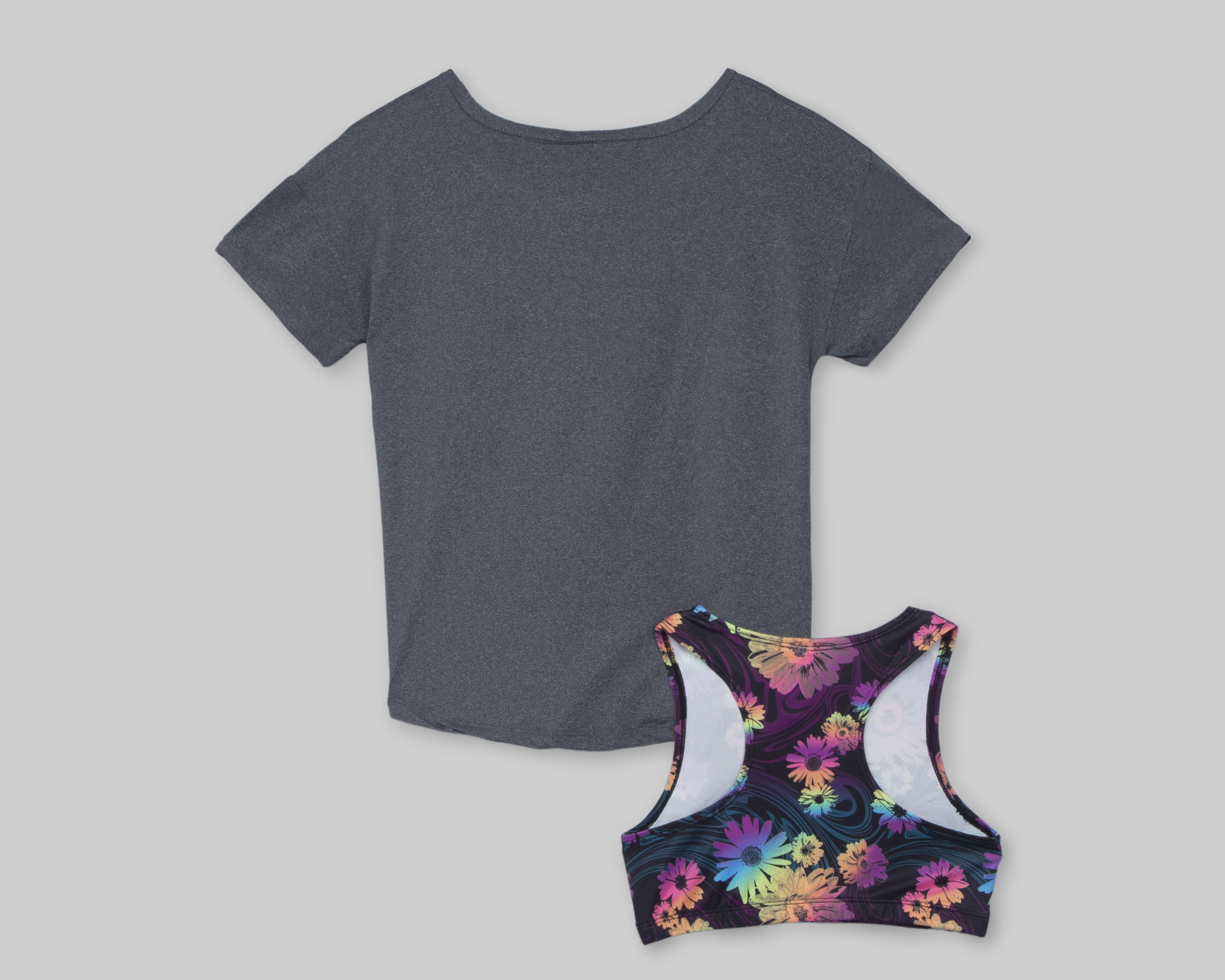 Foto 3 pulgar | Conjunto de Playera y Top Sportline para Niña