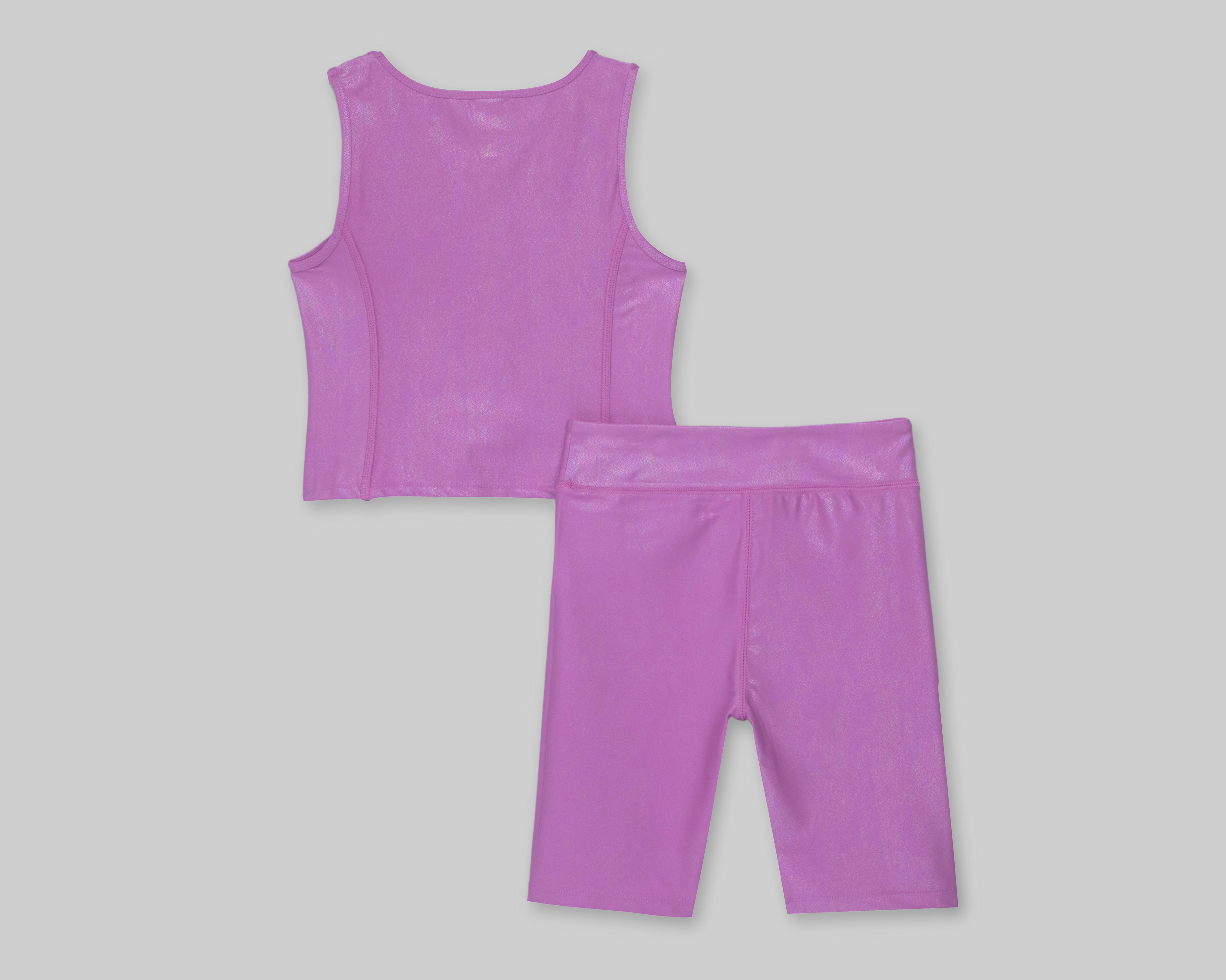 Foto 3 pulgar | Conjunto de Playera y Short Sportline para Niña