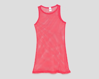 Foto 1 | Vestido de Playa Rio Beach Rojo con Red para Mujer