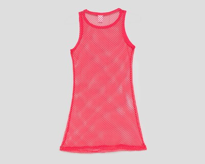 Foto 2 | Vestido de Playa Rio Beach Rojo con Red para Mujer