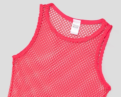 Foto 3 | Vestido de Playa Rio Beach Rojo con Red para Mujer