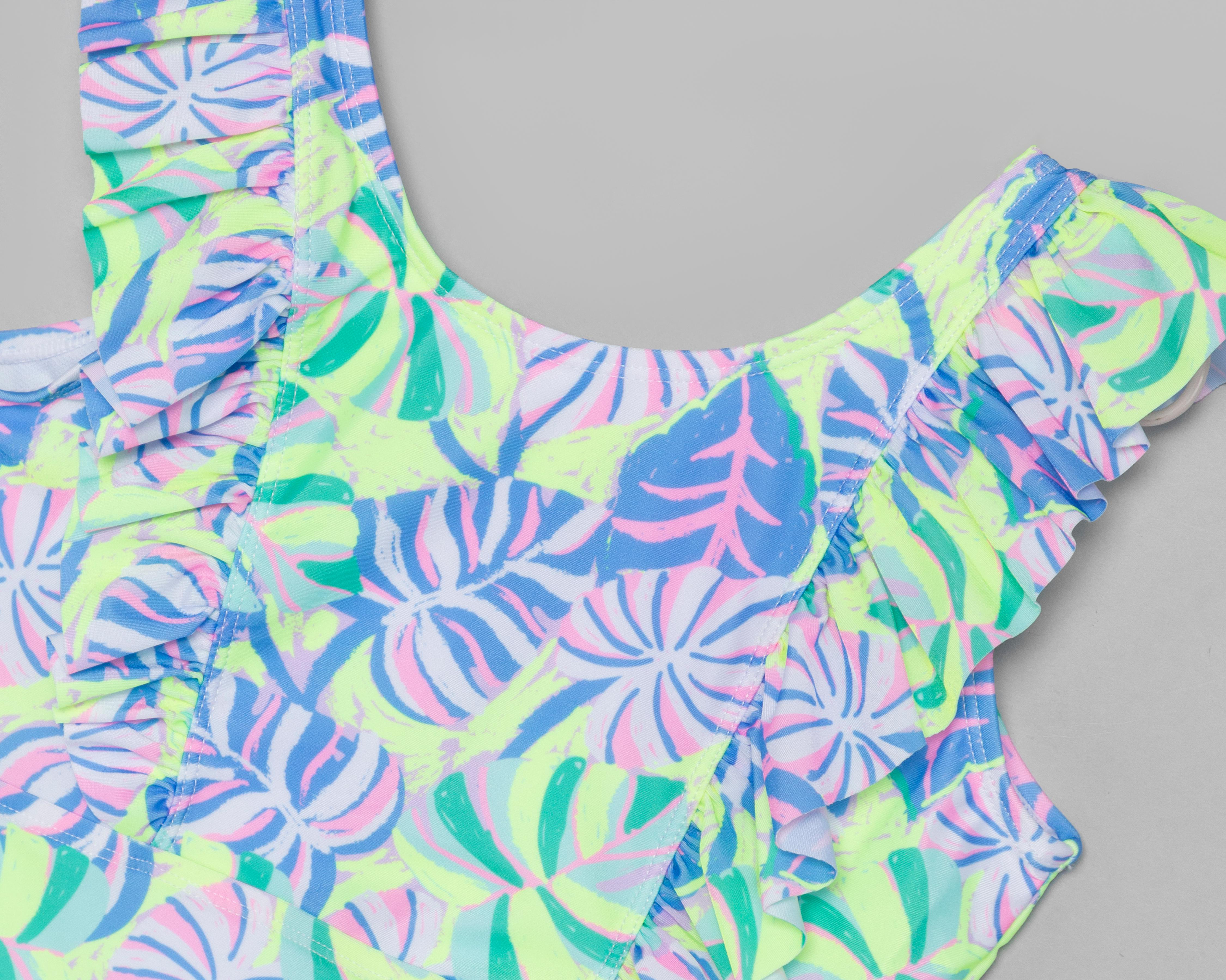 Foto 4 pulgar | Traje de Baño Rio Beach Estampado para Niña
