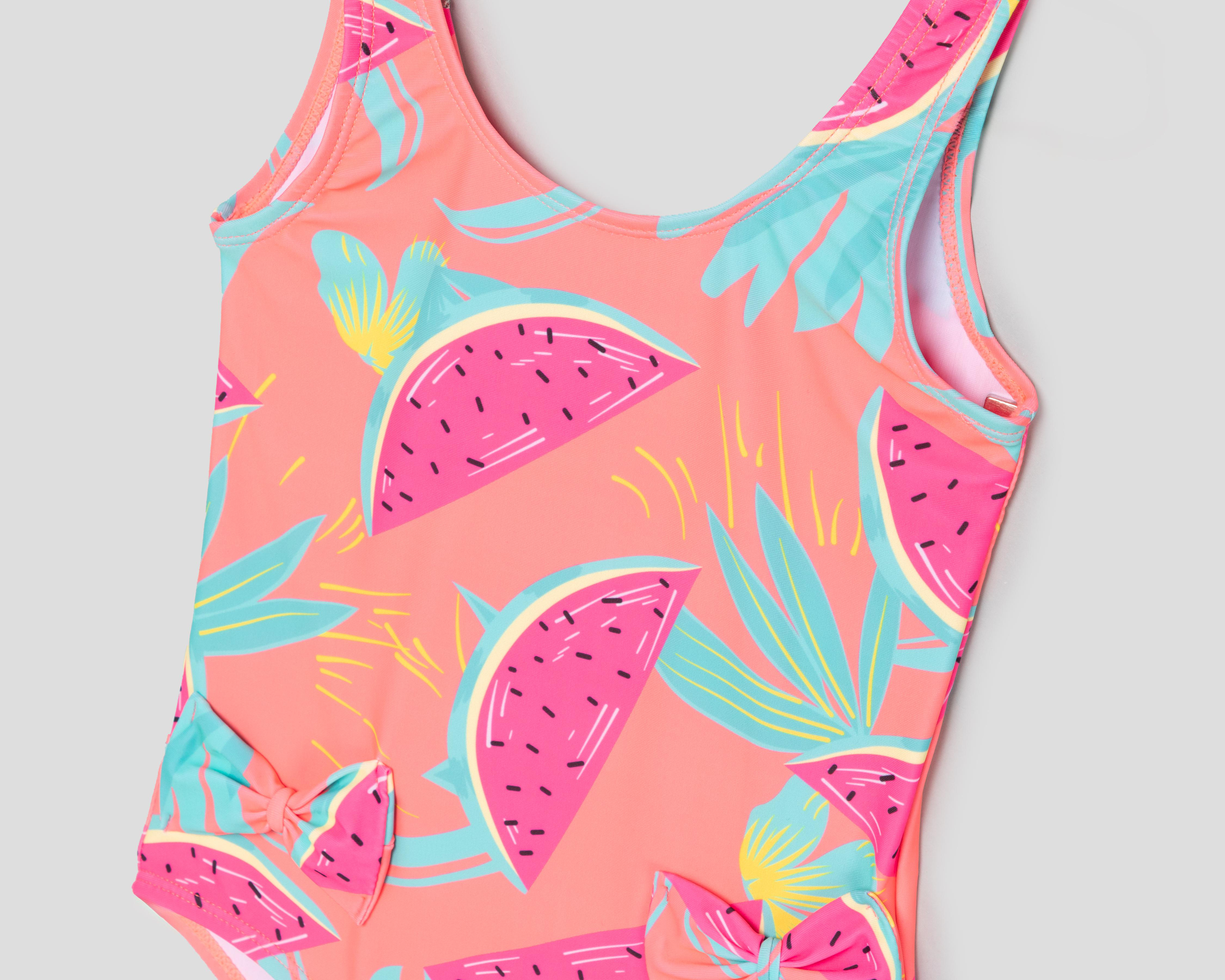 Foto 3 | Traje de Baño Rio Beach Print de Sandias para Niña