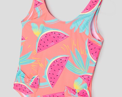 Foto 3 | Traje de Baño Rio Beach Print de Sandias para Niña