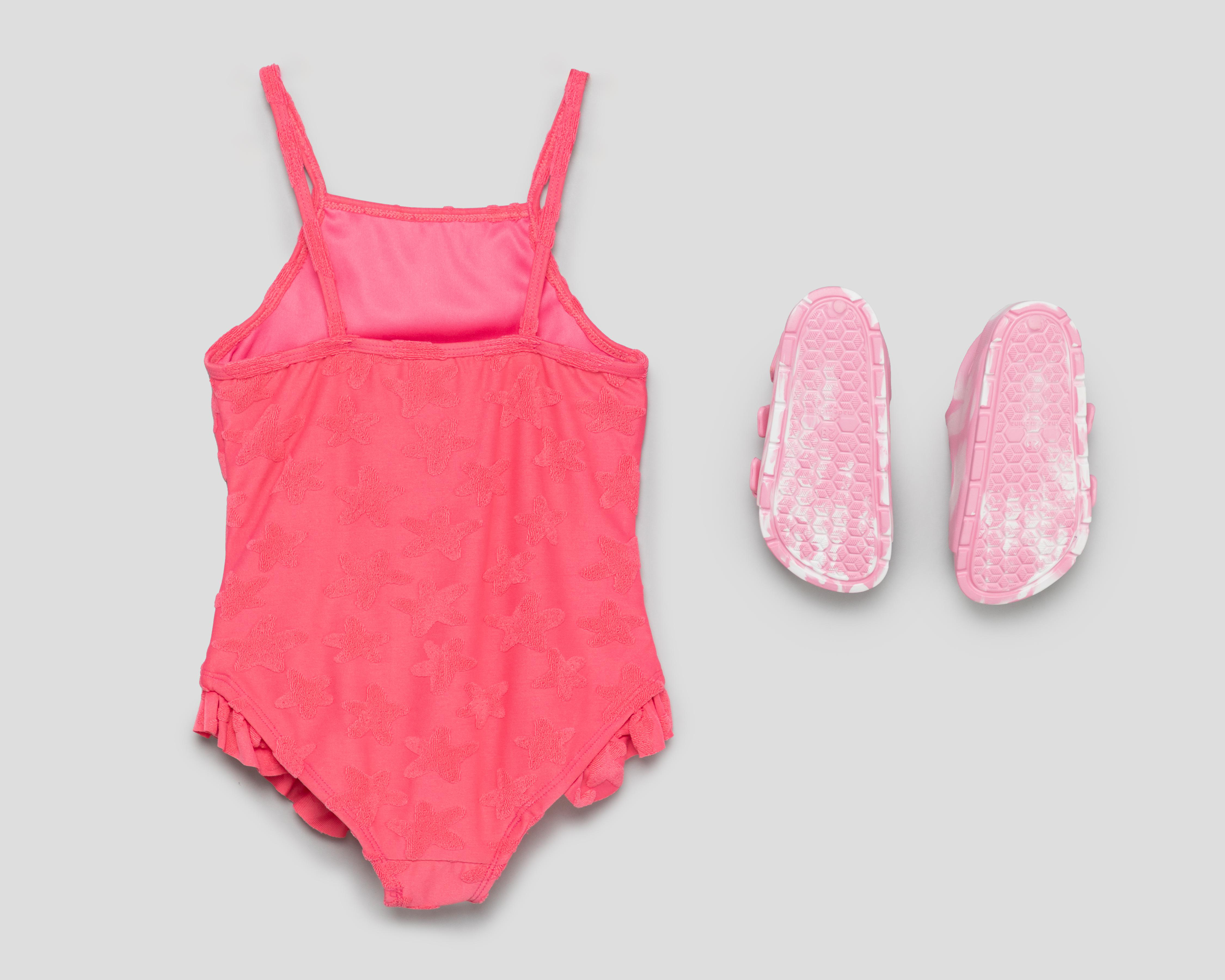 Foto 3 pulgar | Traje de Baño Rio Beach Rosa para Niña