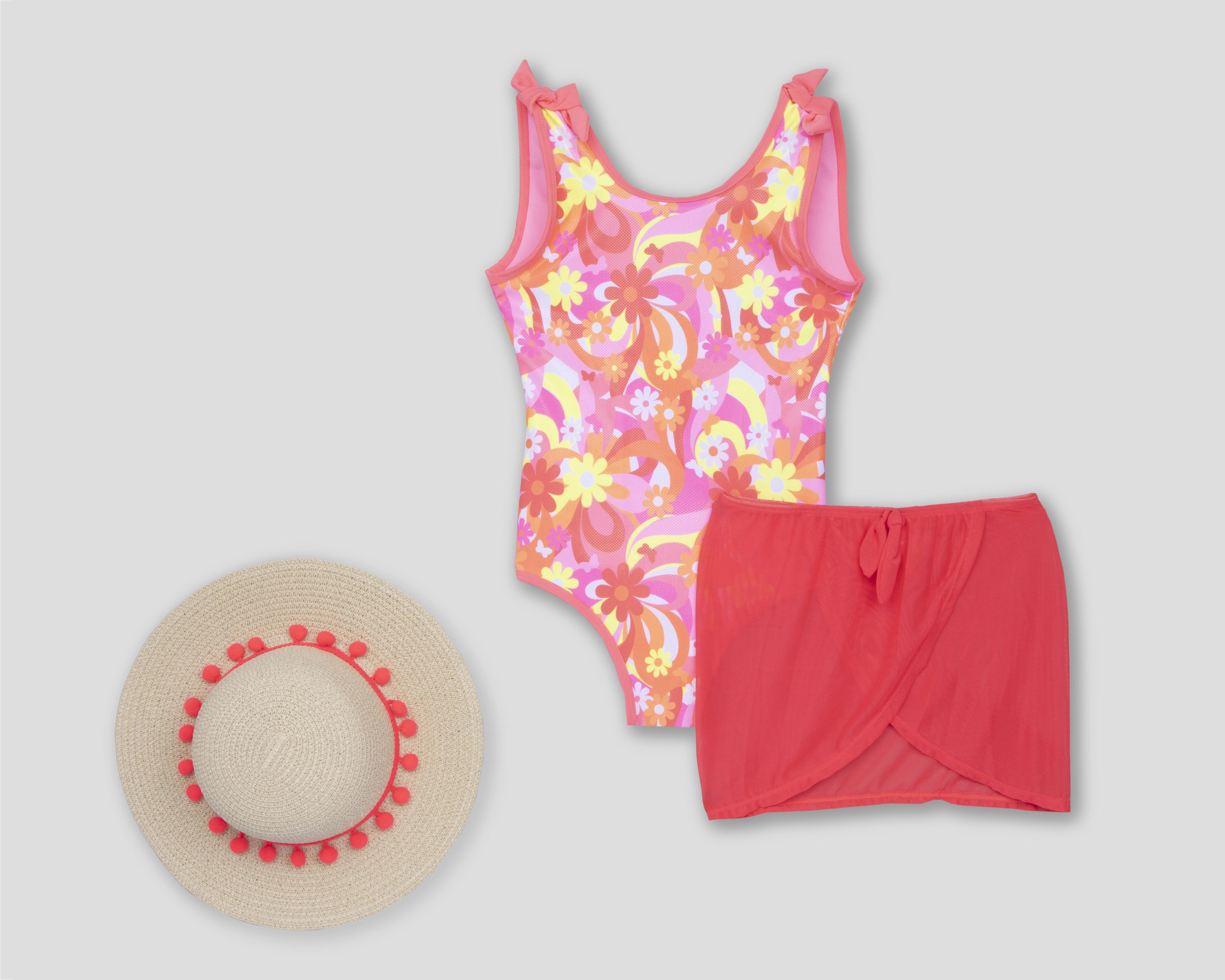 Traje de Baño Rio Beach Floral para Niña 3 Piezas