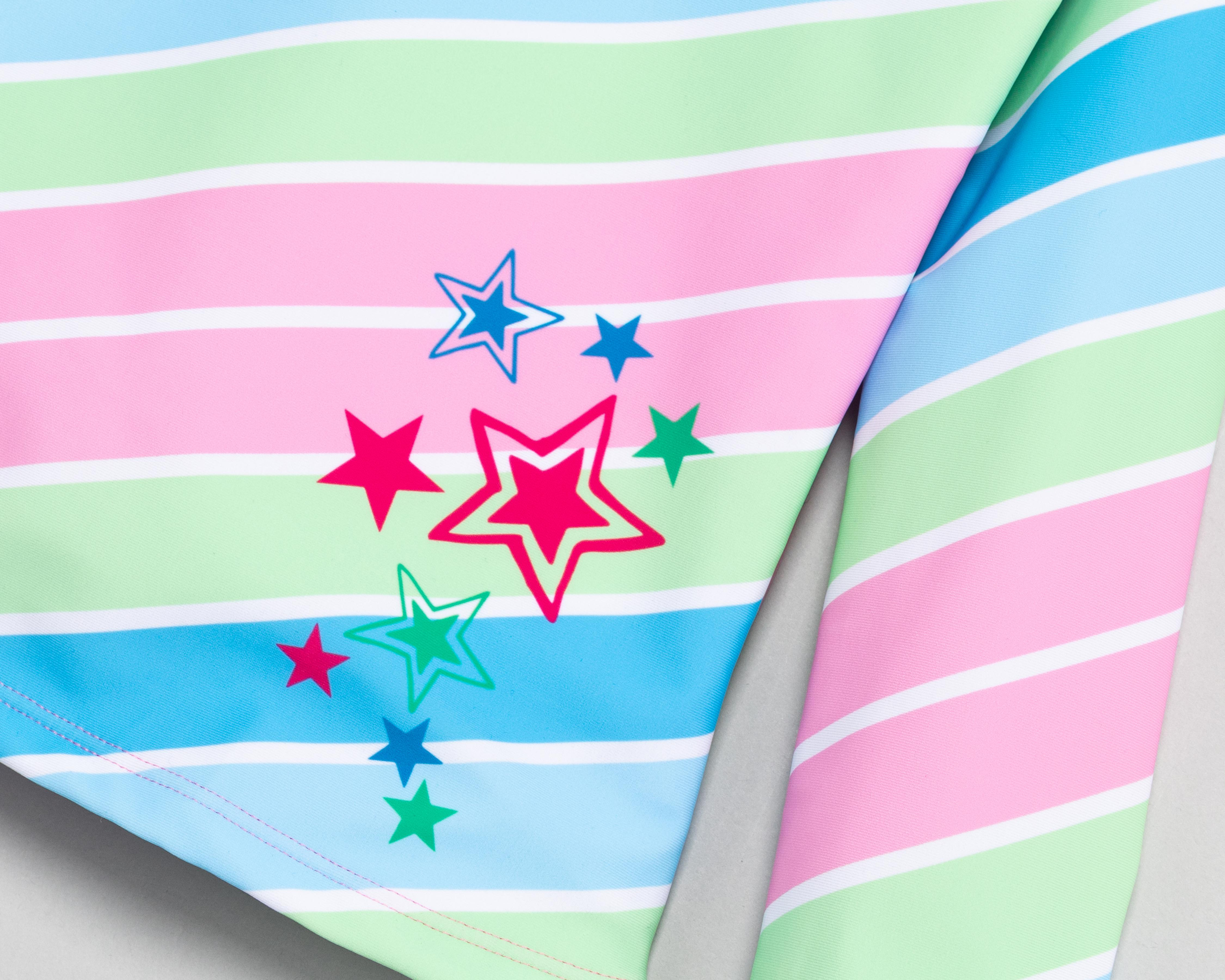 Foto 4 pulgar | Traje de Baño Rio Beach Estampado para Niña 4 Piezas