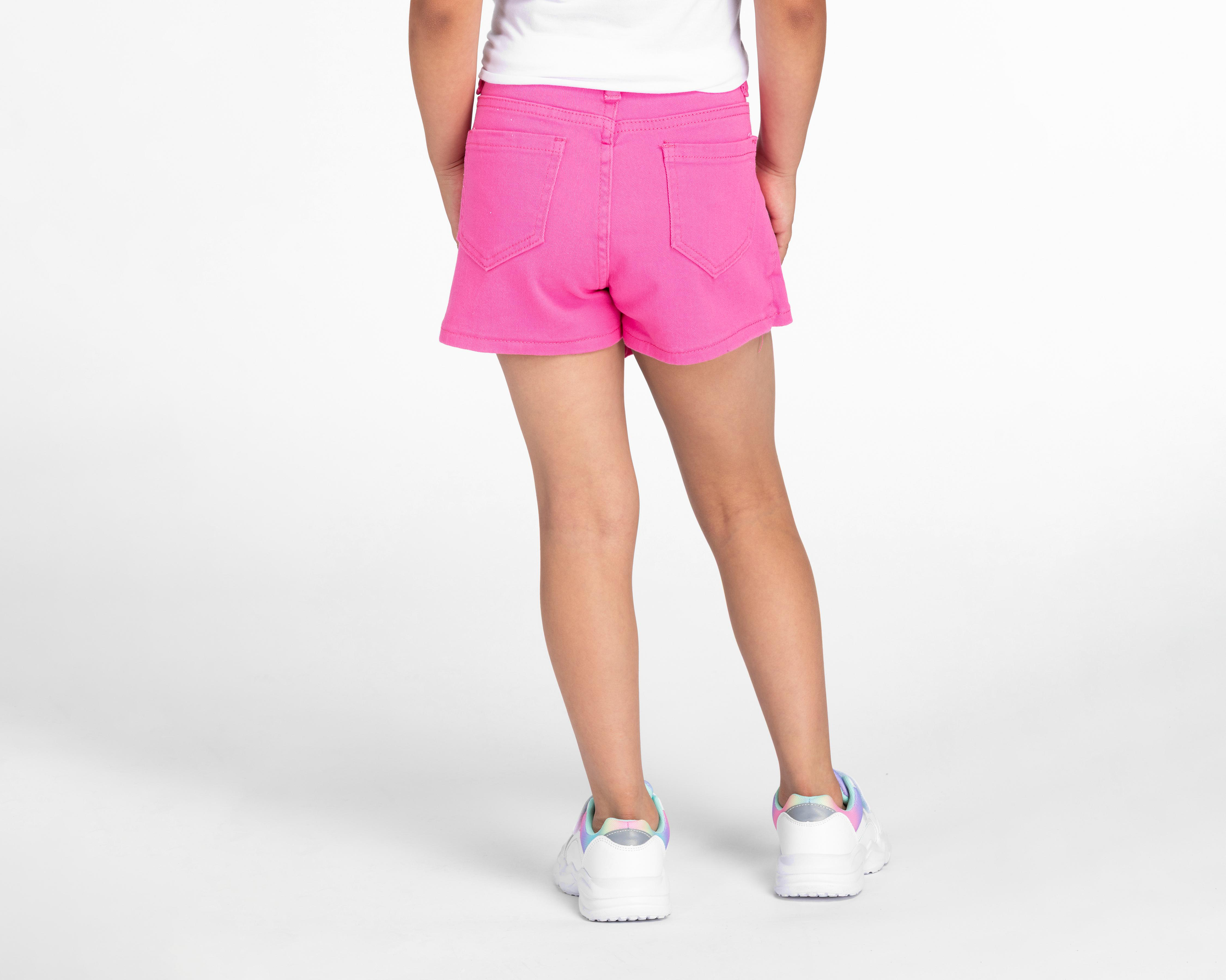 Foto 4 pulgar | Short Falda Girls Attitude con Botones para Niña