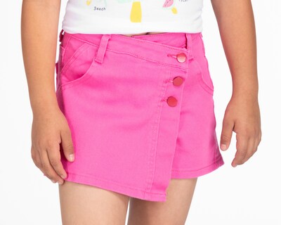 Foto 4 | Short Falda Girls Attitude con Botones para Niña
