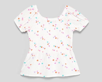 Foto 2 | Blusa Girls Attitude Manga Corta Estampado para Niña