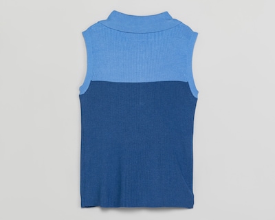 Foto 2 | Playera de Cuello Polo Azul Refill para Niña