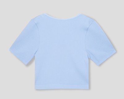 Foto 2 | Blusa de Cuello V Azul Refill para Niña